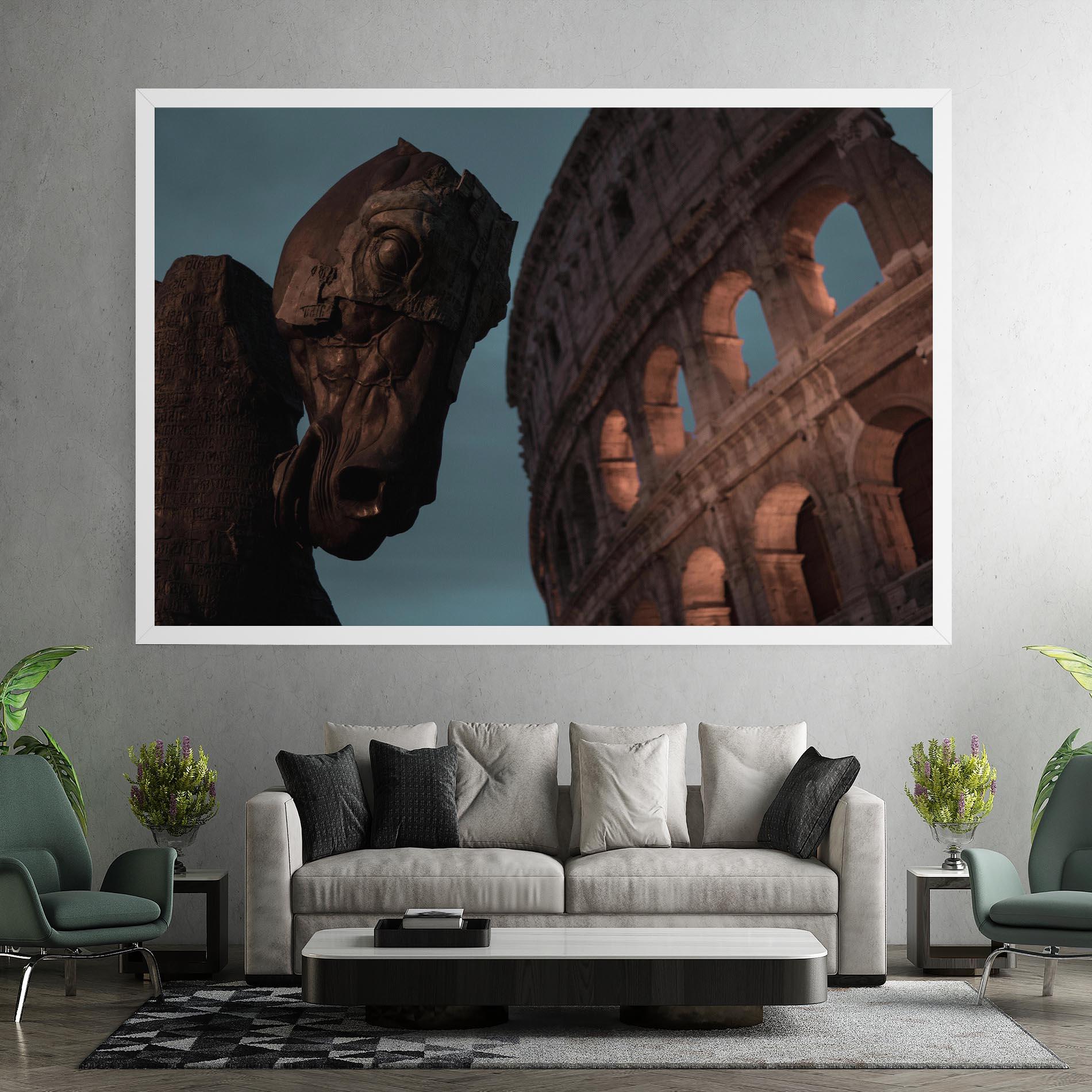 Картина на платно Colosseum Horse mockup 7