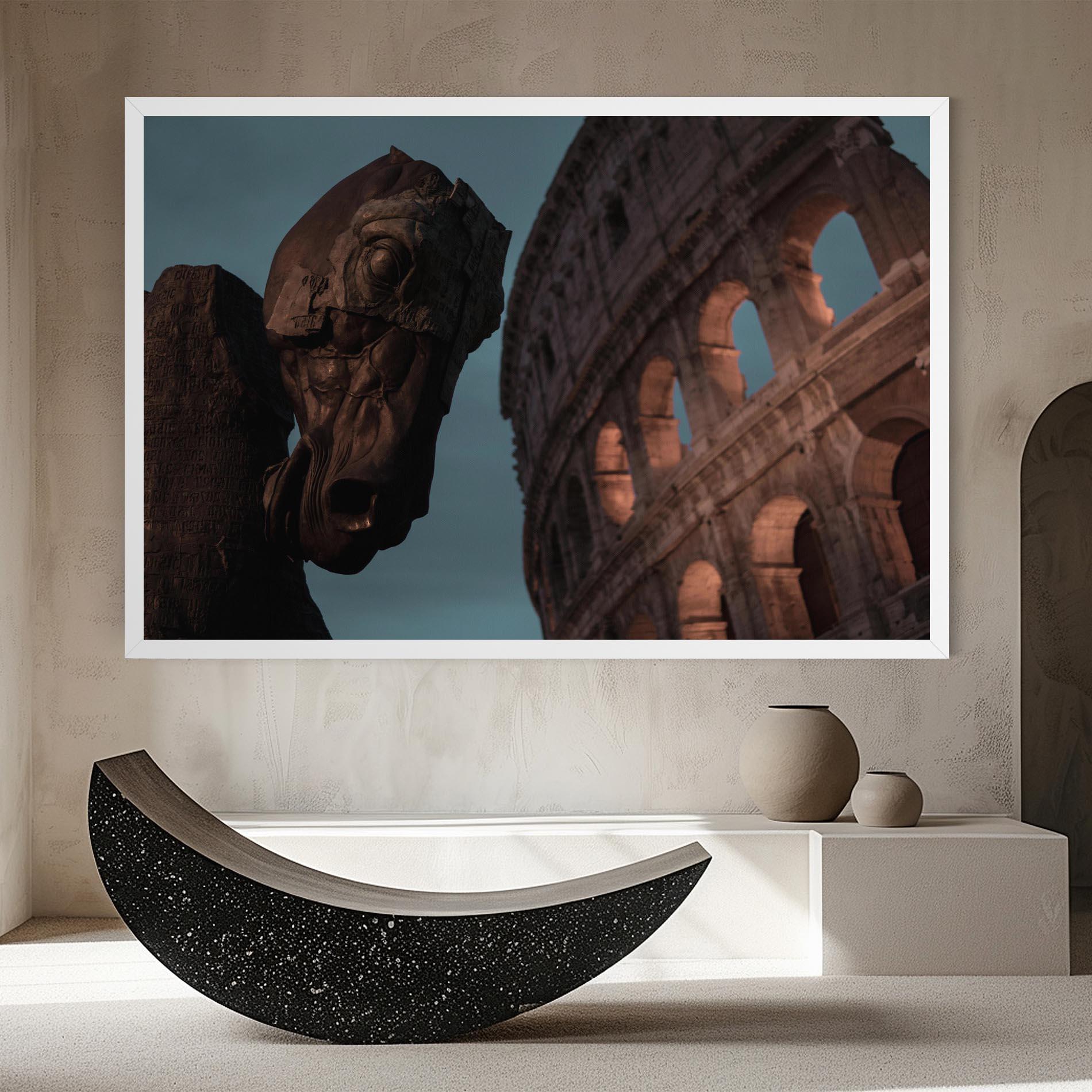 Картина на платно Colosseum Horse mockup 8