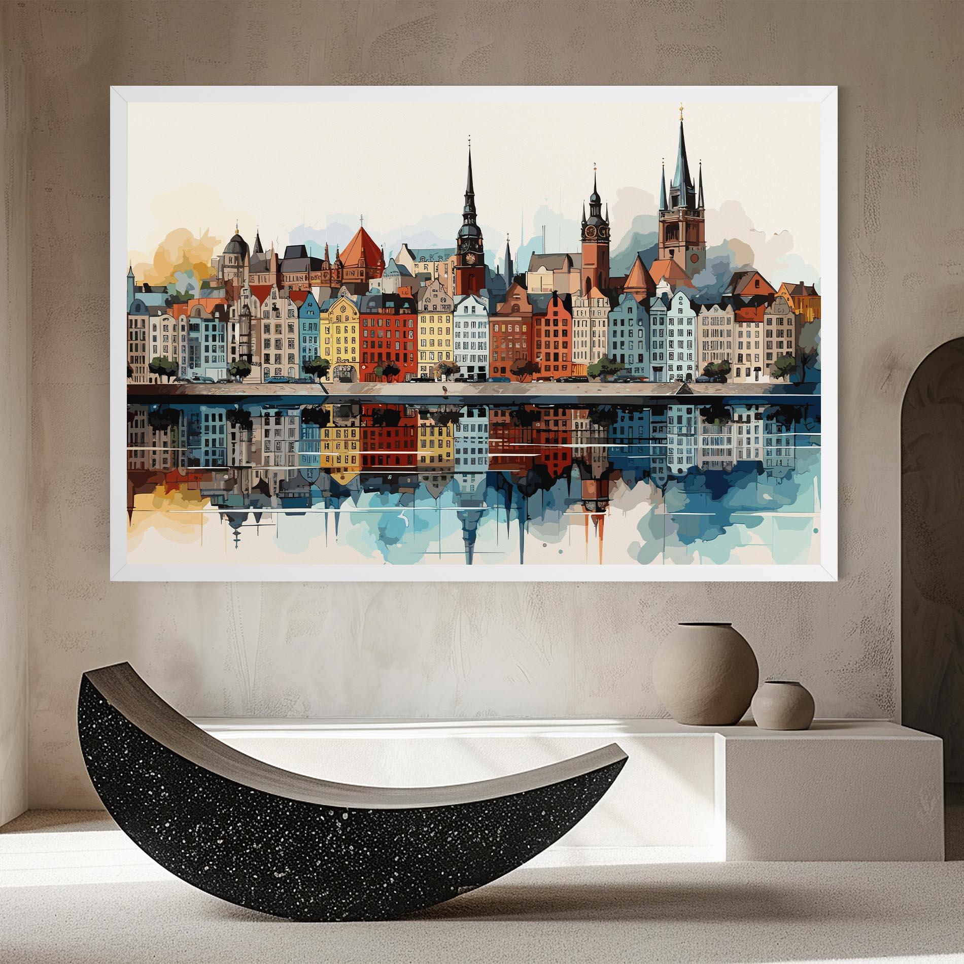 Картина на платно German Buildings mockup 8