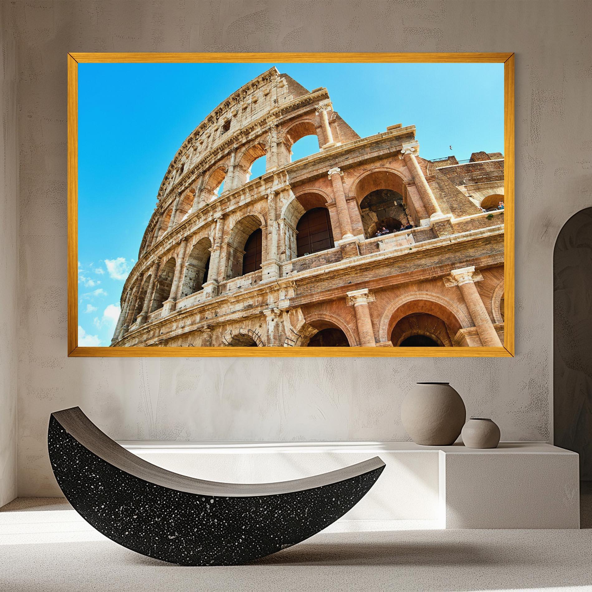 Картина на платно Close Colosseum mockup 8