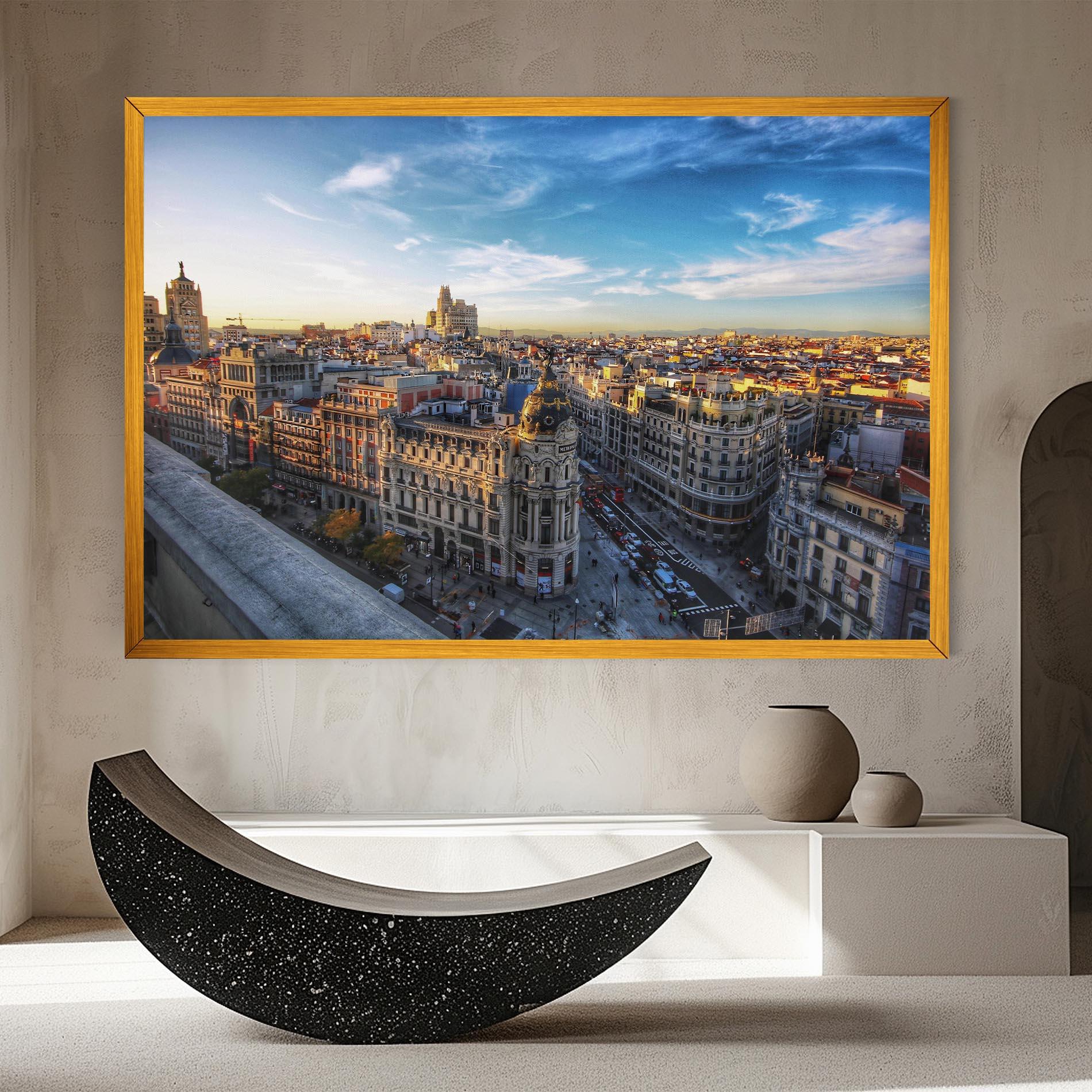 Картина на платно Madrid View mockup 8