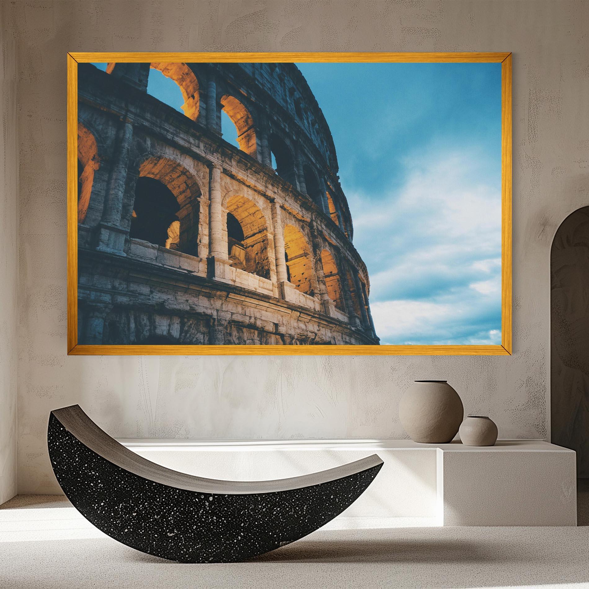 Картина на платно Shadow Colosseum mockup 8