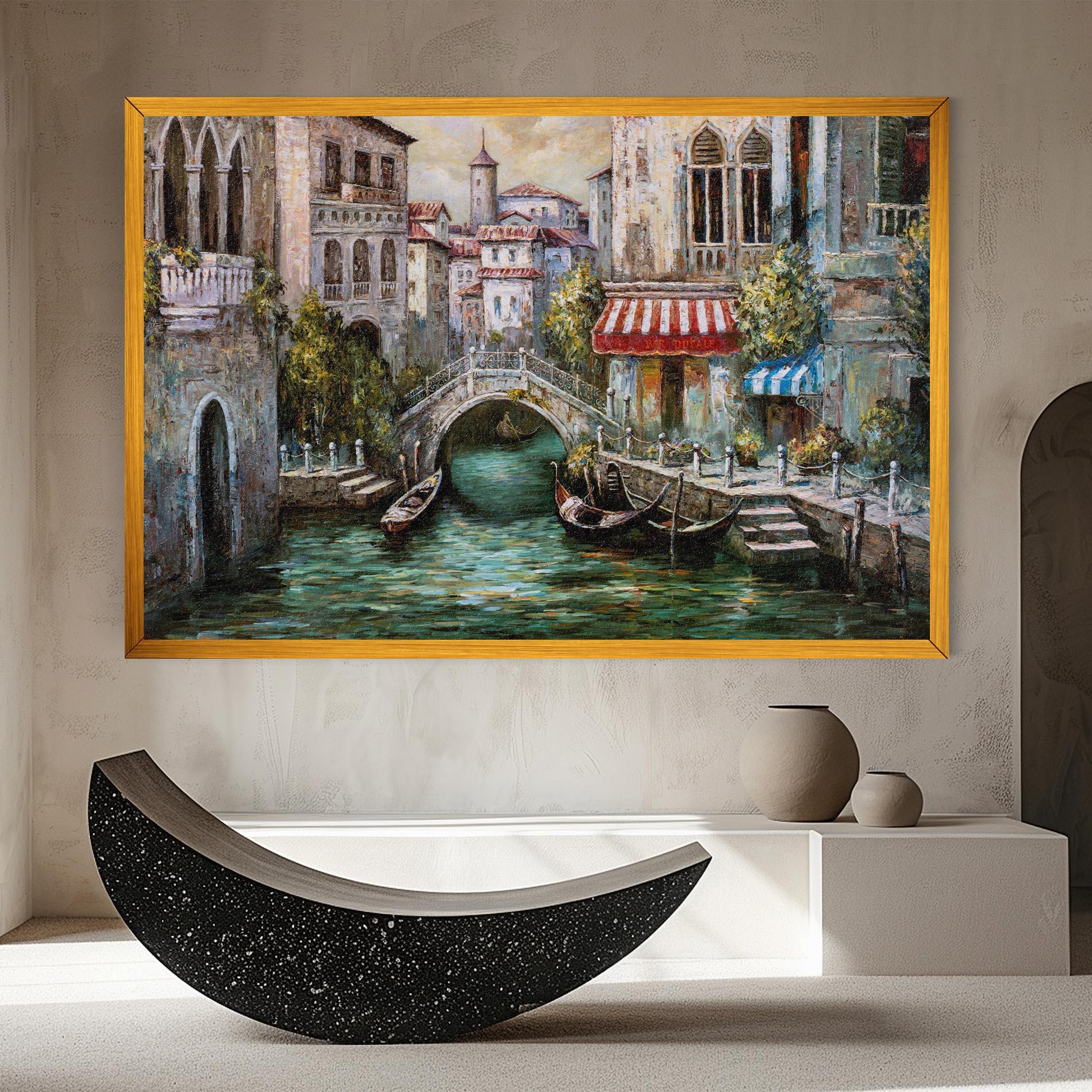 Картина на платно Venice Colors mockup 8