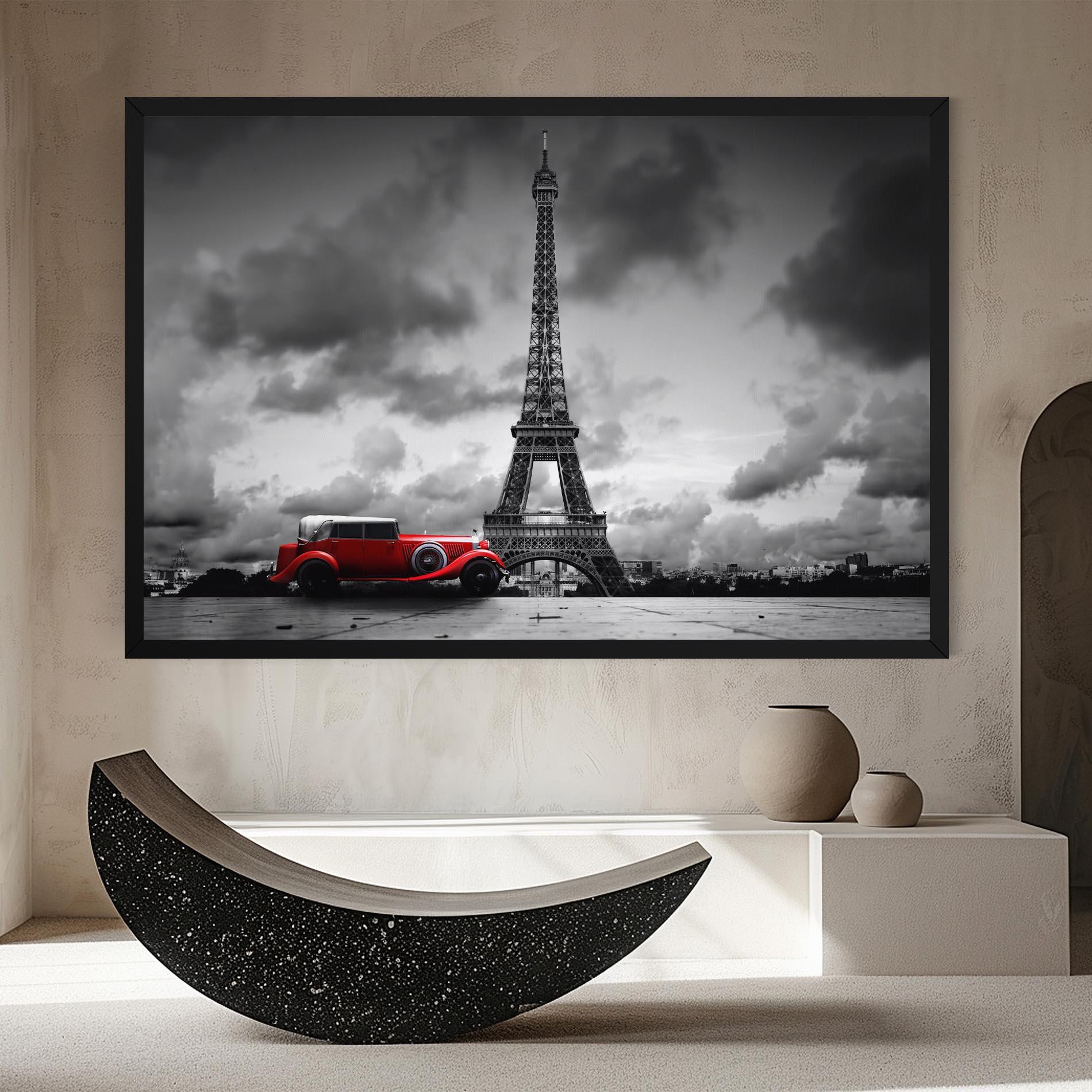 Картина на платно Vintage Paris mockup 8