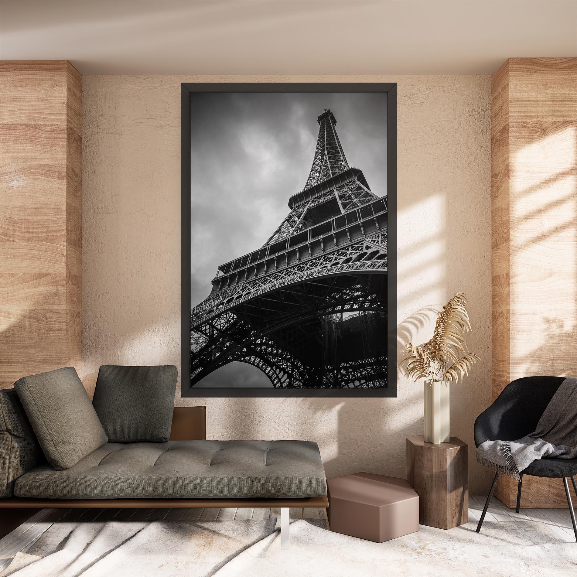Картина на платно Eiffel Grey Tower mockup 8