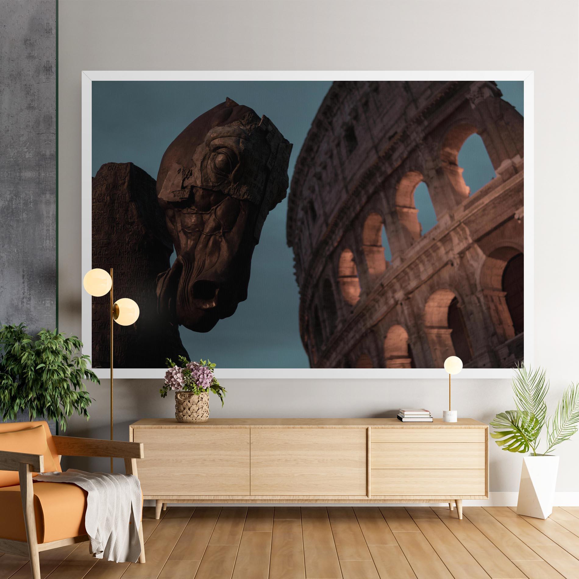 Картина на платно Colosseum Horse mockup 9