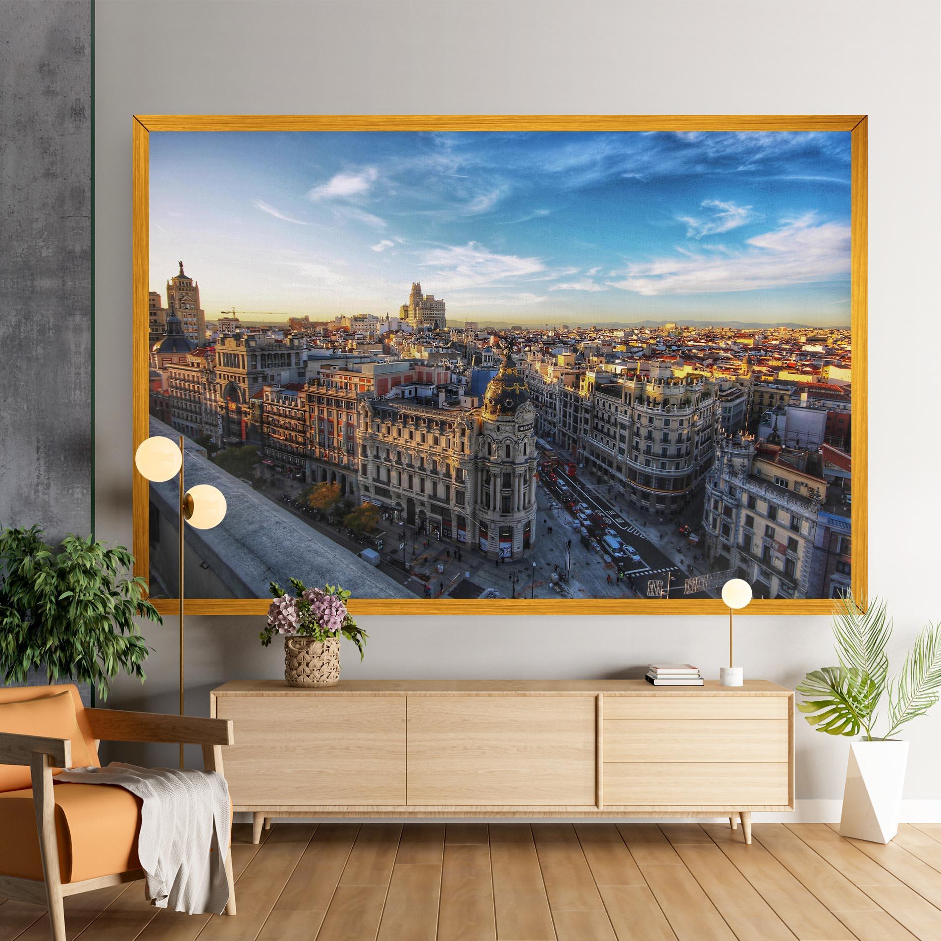 Картина на платно Madrid View mockup 9