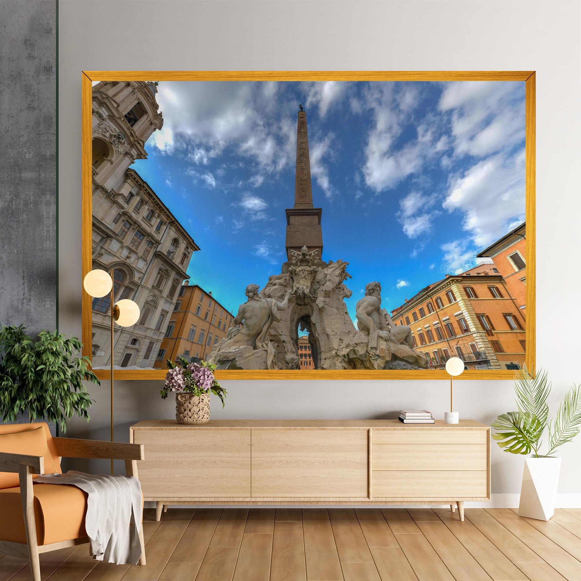 Piazza Navona Italy mockup 9