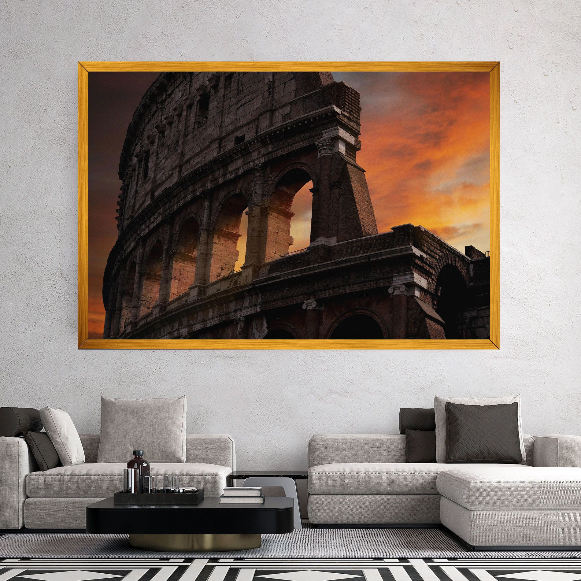 Colosseum Sunset mockup 2