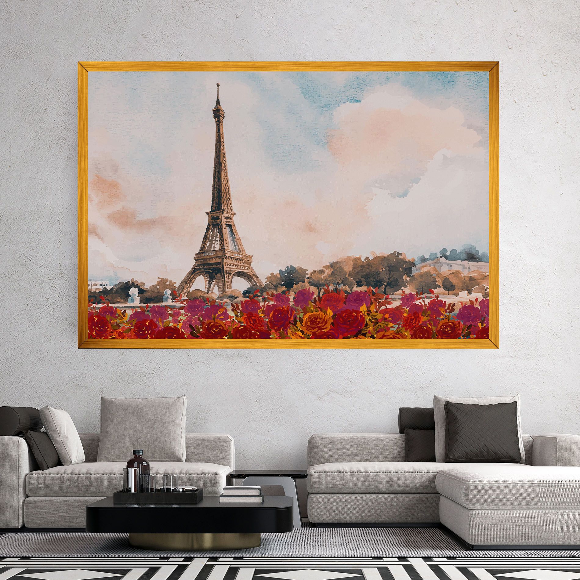 Eiffel Tower Roses mockup 2