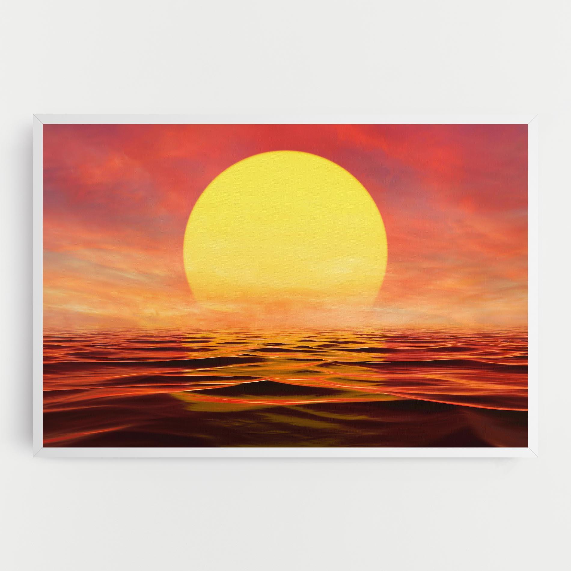 Картина на платно Clouds Reflection Sky mockup 0