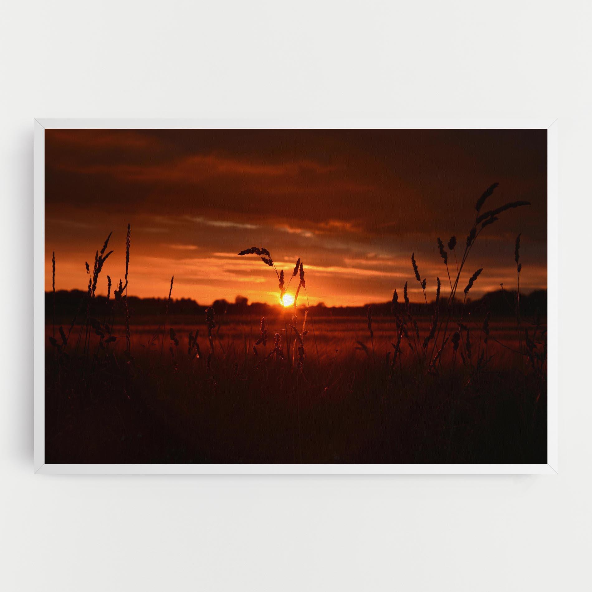 Картина на платно Field Shilouette mockup 0