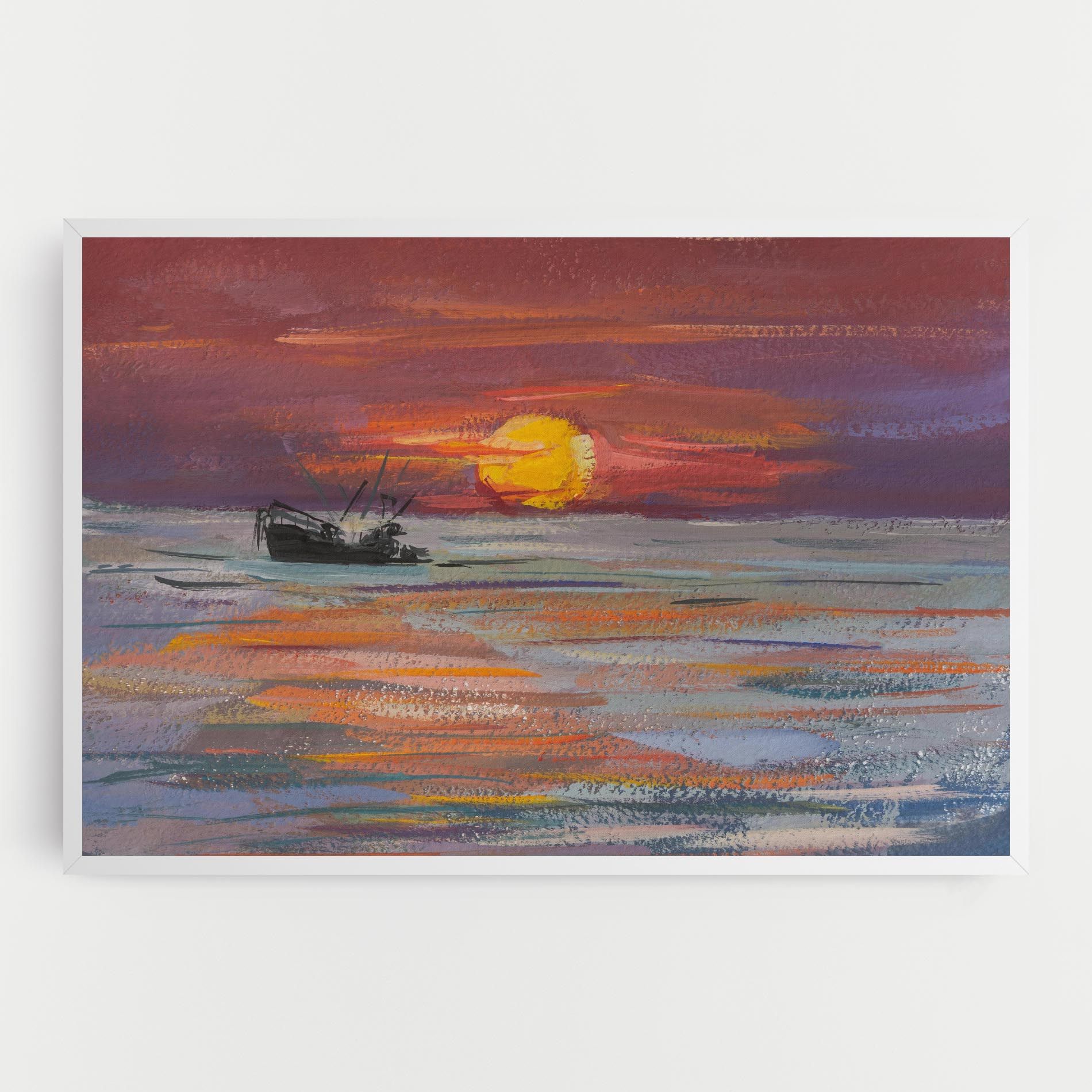 Sea Ship Painting mockup 0