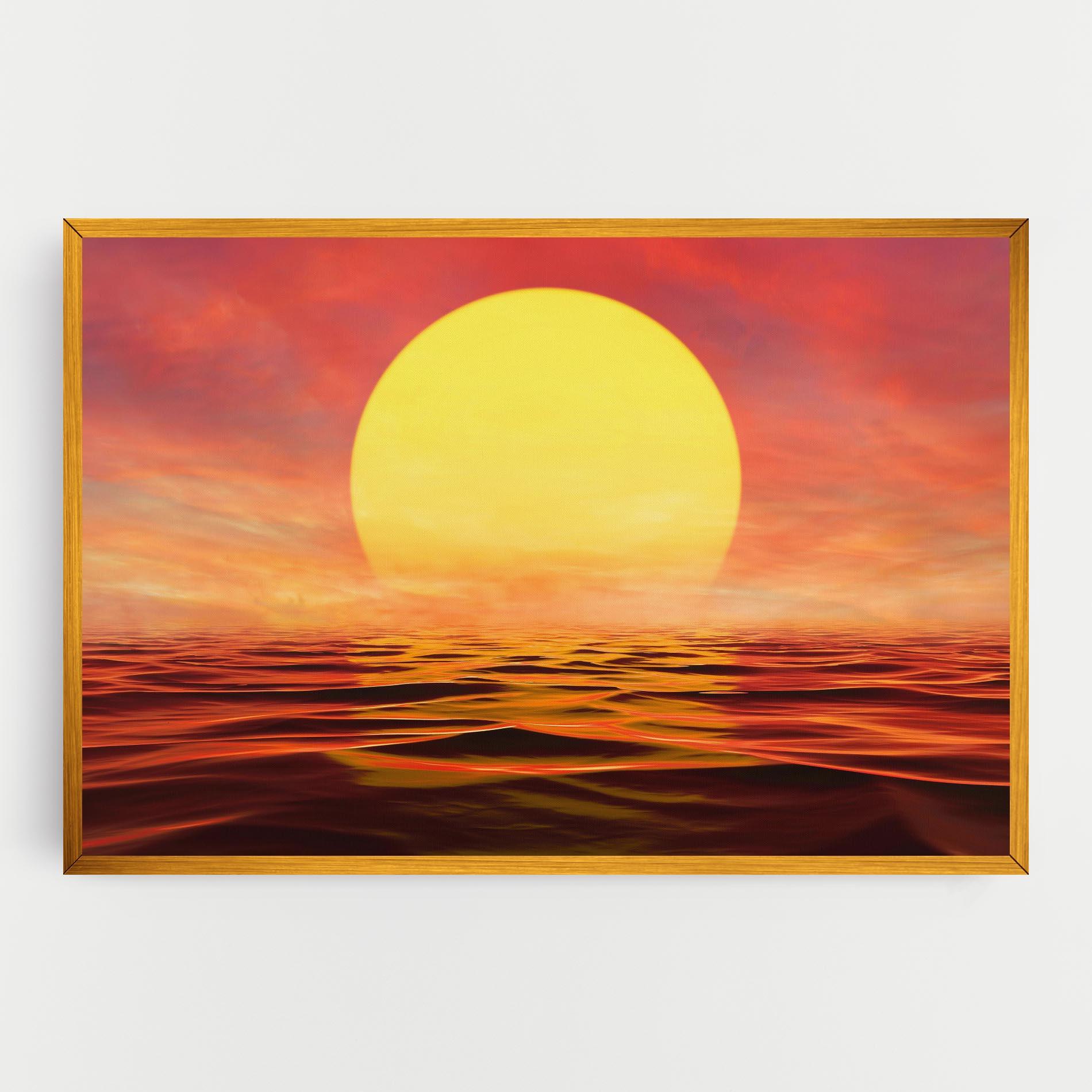 Картина на платно Clouds Reflection Sky mockup 0