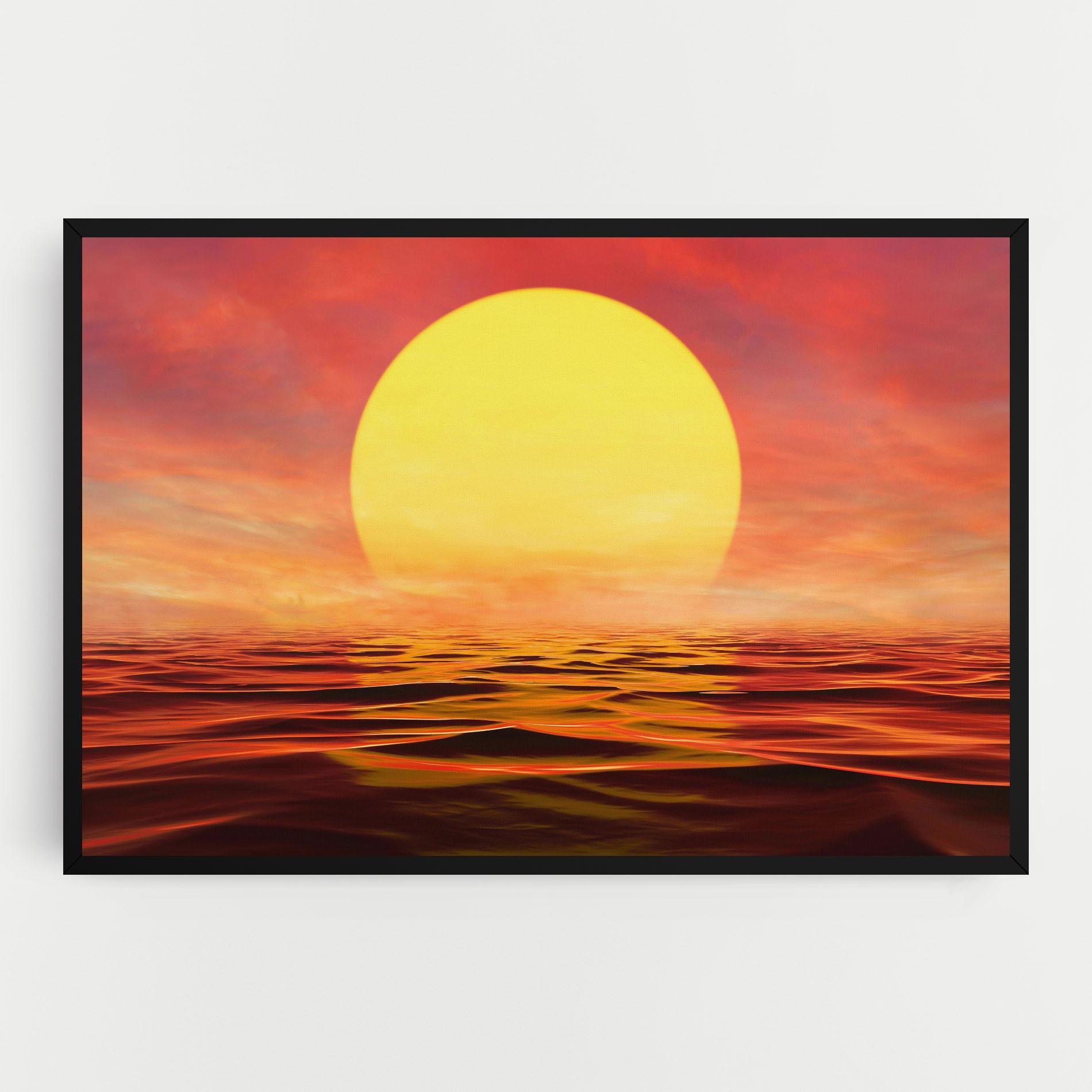 Картина на платно Clouds Reflection Sky mockup 0