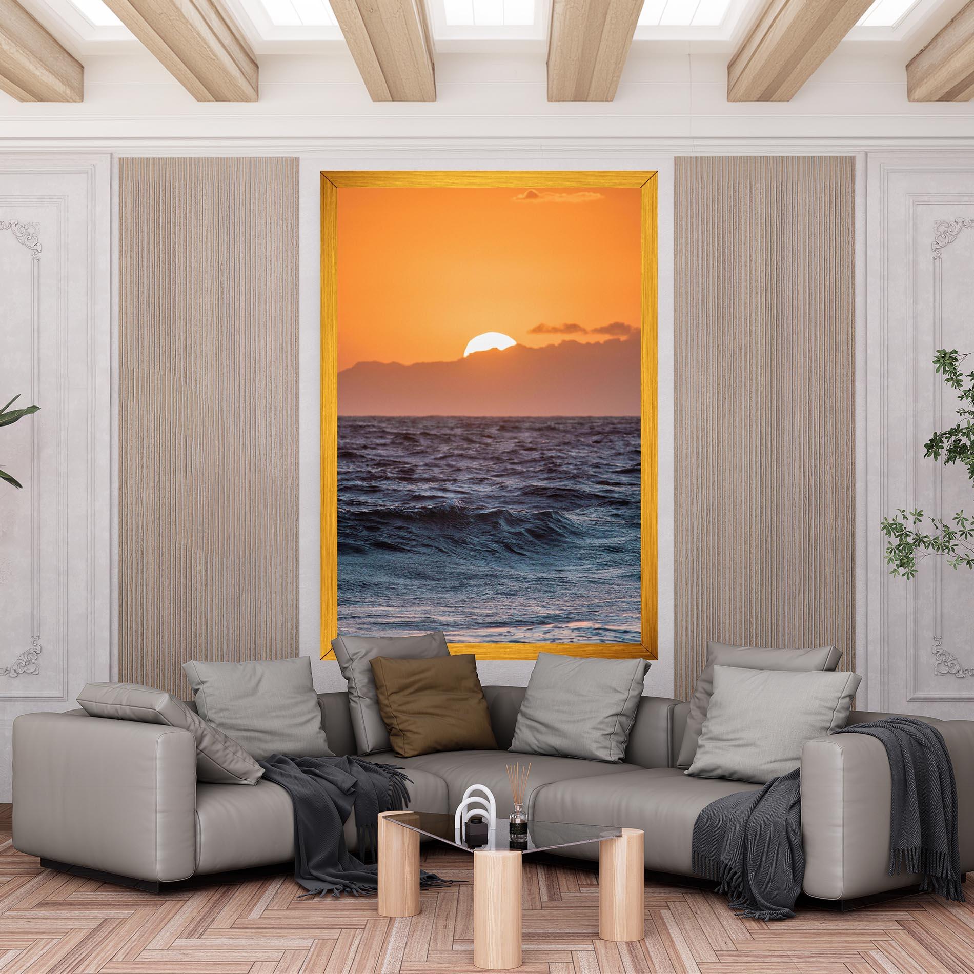 Картина на платно Morning Waves mockup 6