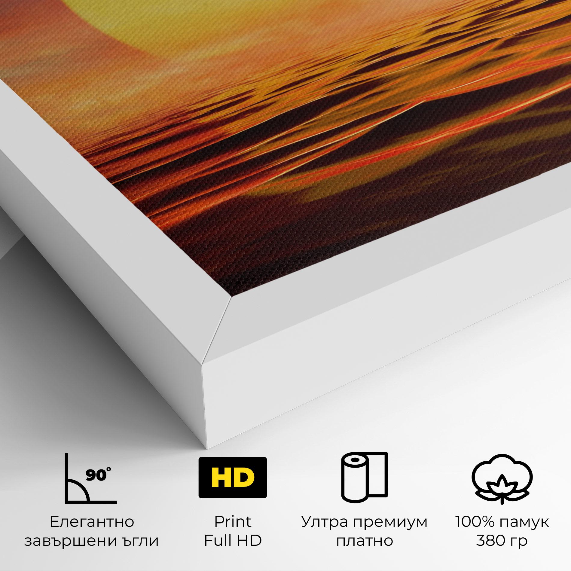 Картина на платно Clouds Reflection Sky mockup 4