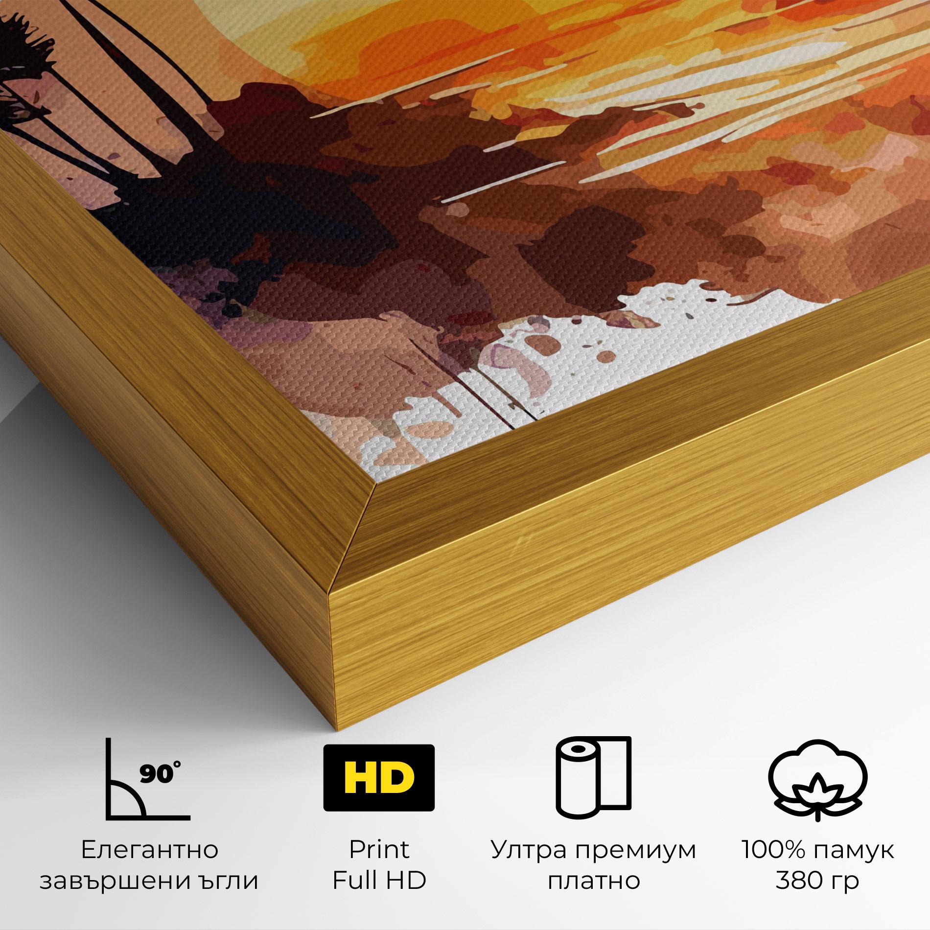 Картина на платно Beautiful Sunrise mockup 4