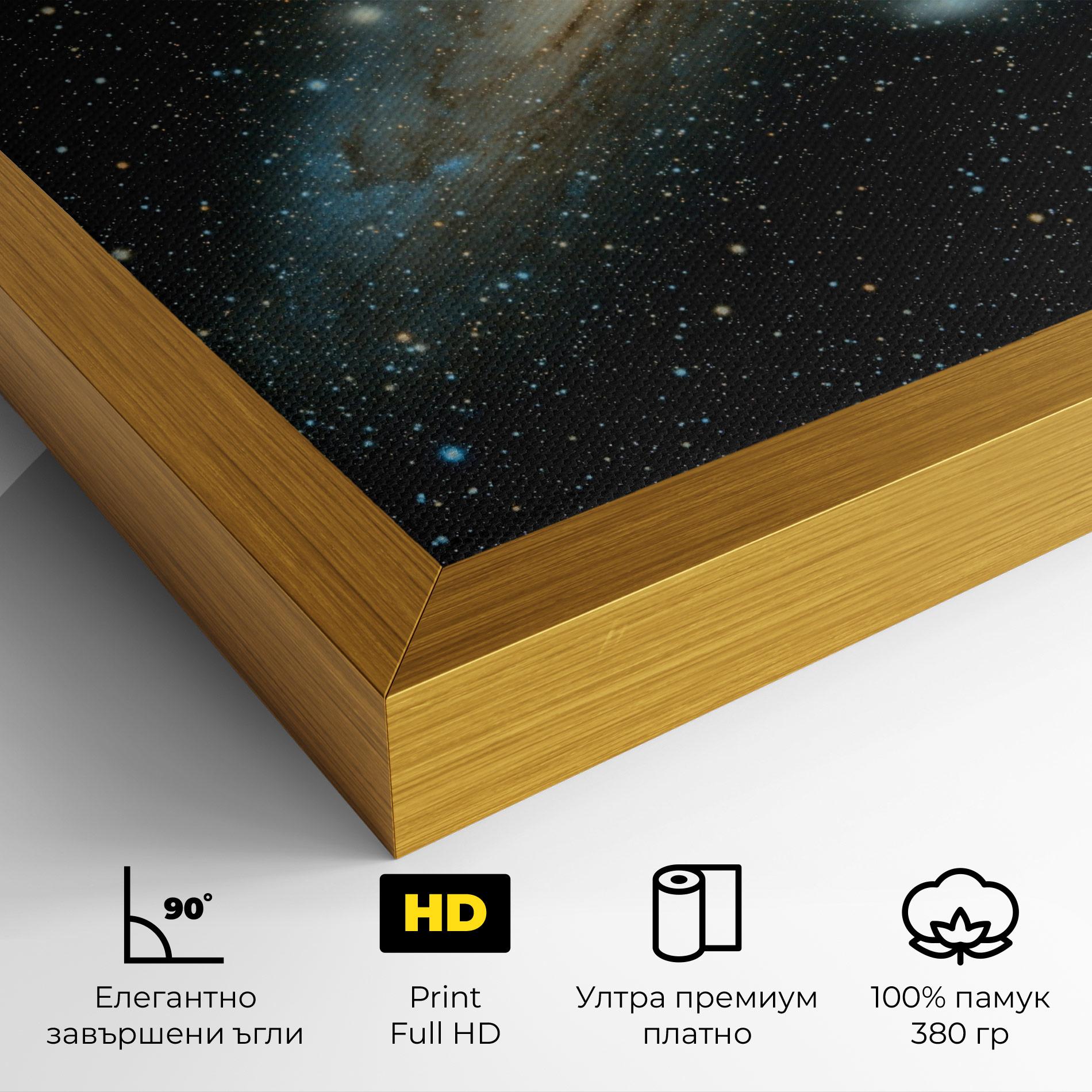 Картина на платно Galaxy Stars mockup 4