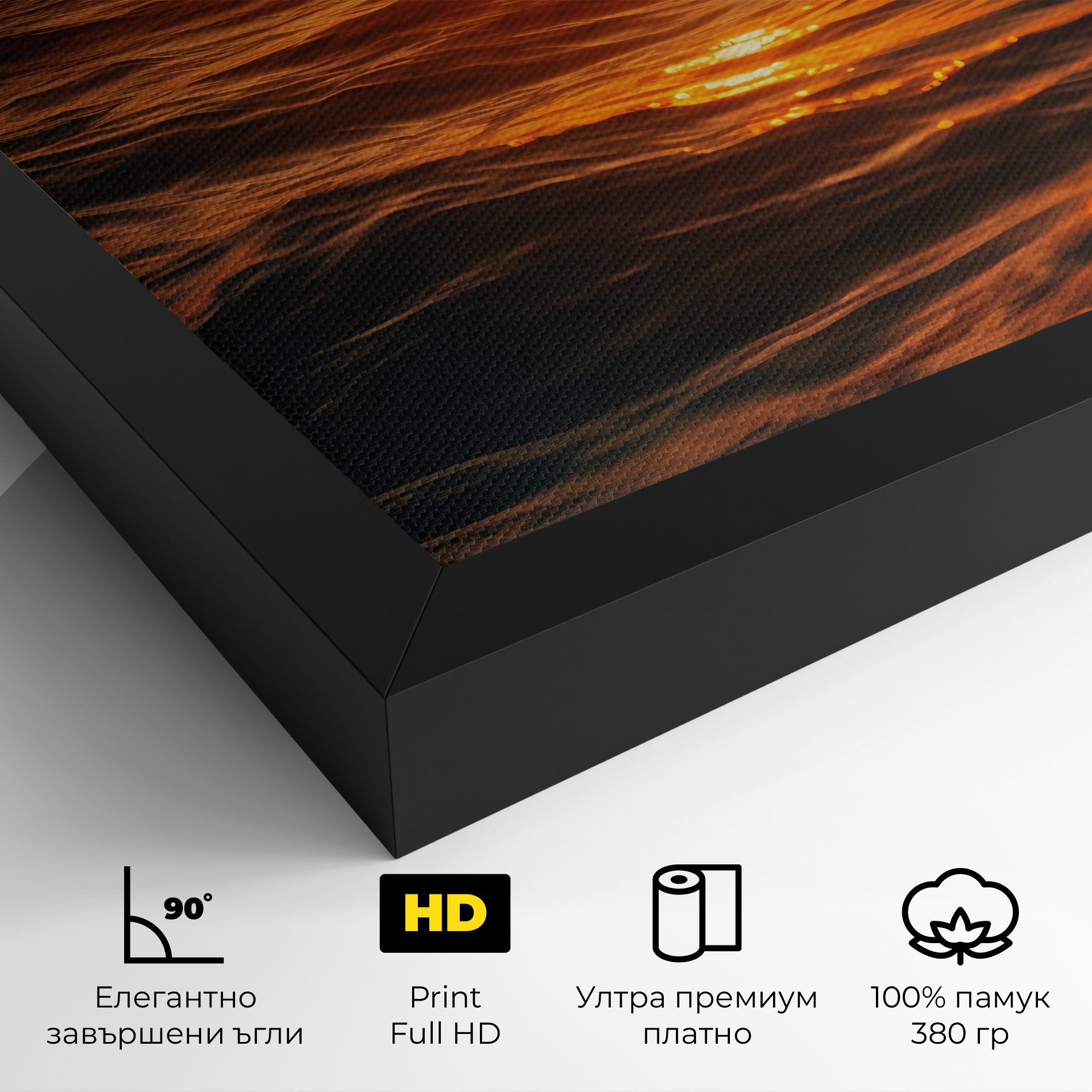 Waves During Sunset mockup 4