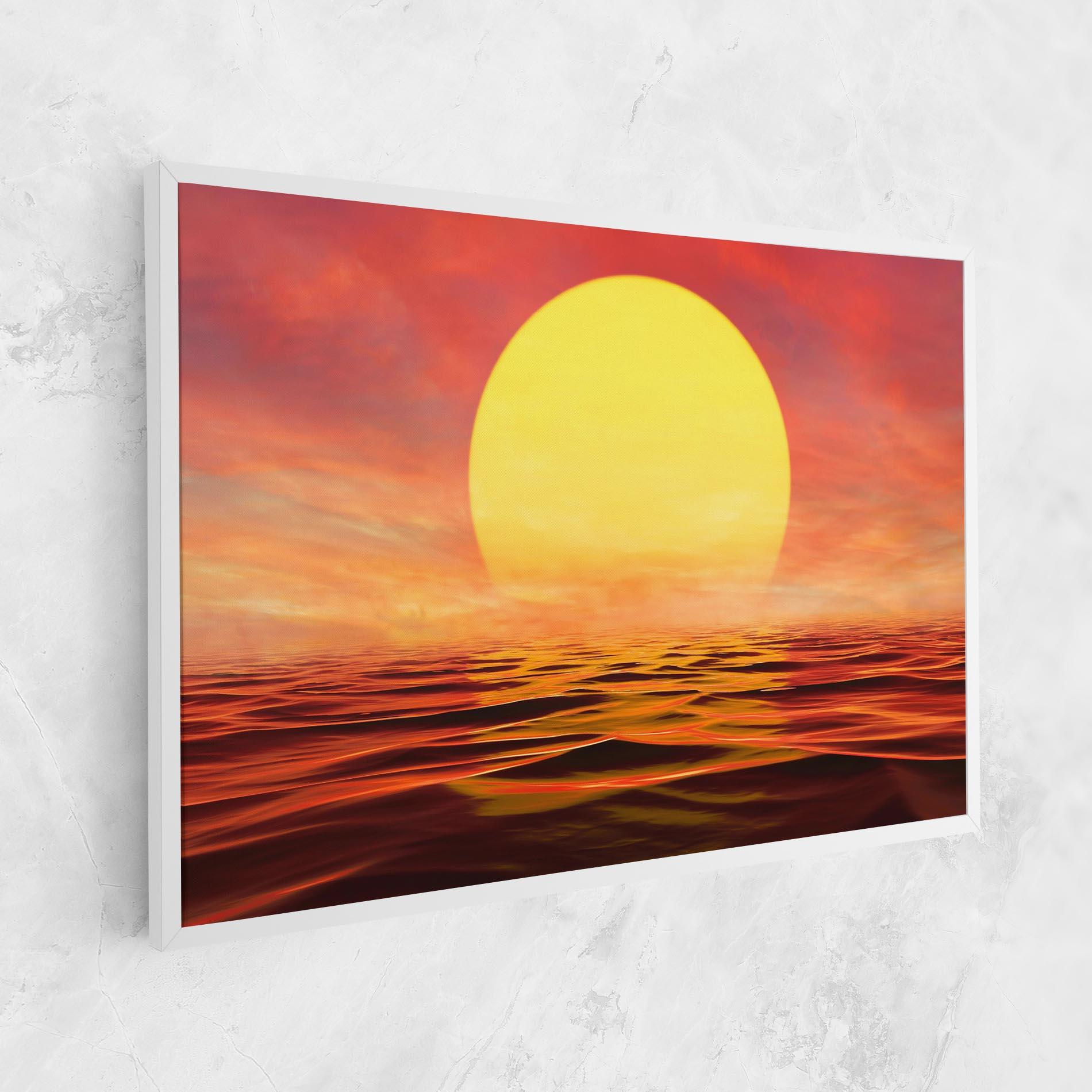 Картина на платно Clouds Reflection Sky mockup 1
