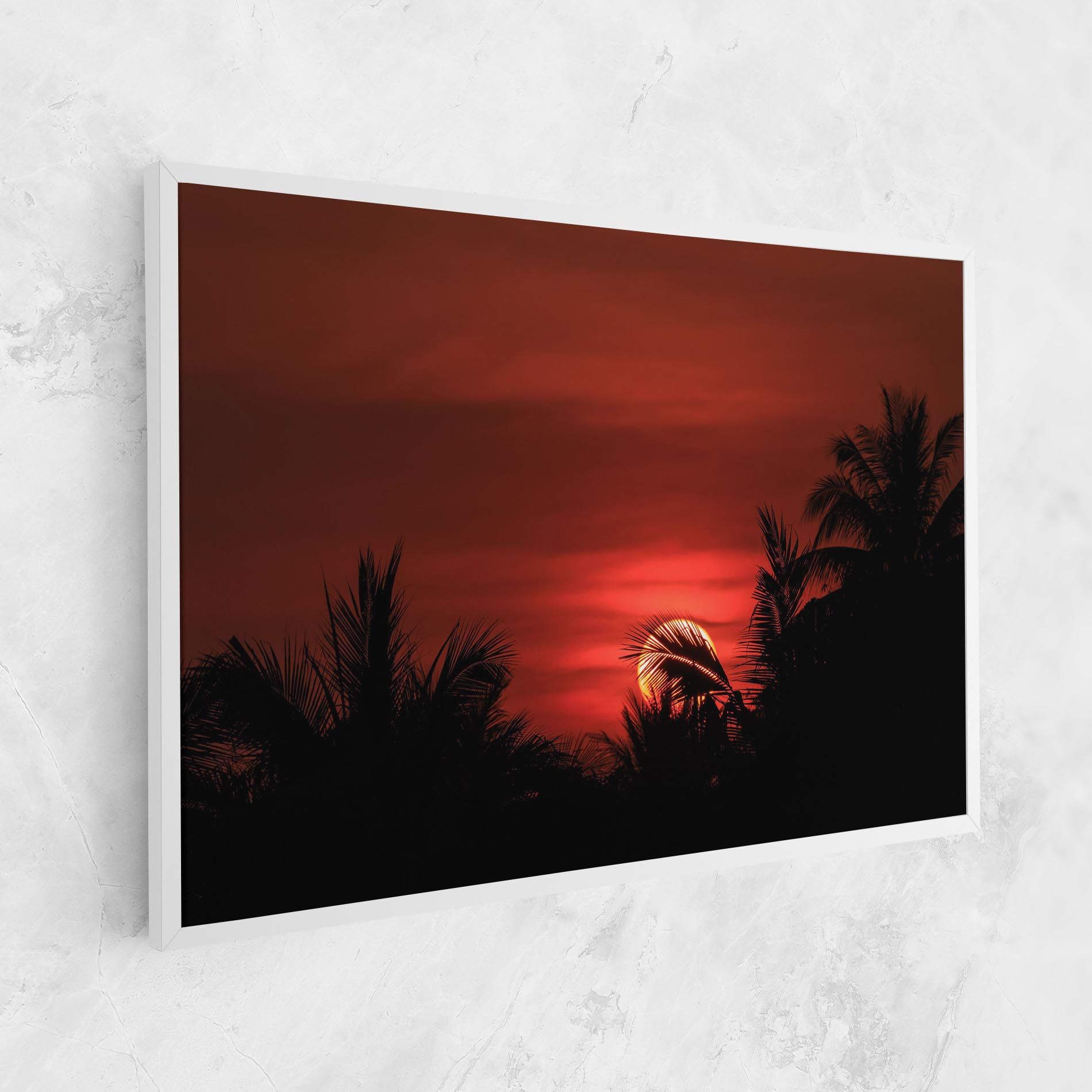 Coconuts Tree Sunset mockup 1