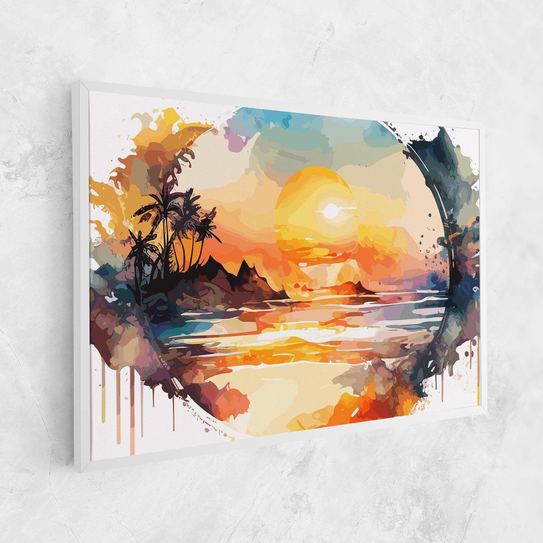 Картина на платно Sunrise Art mockup 1