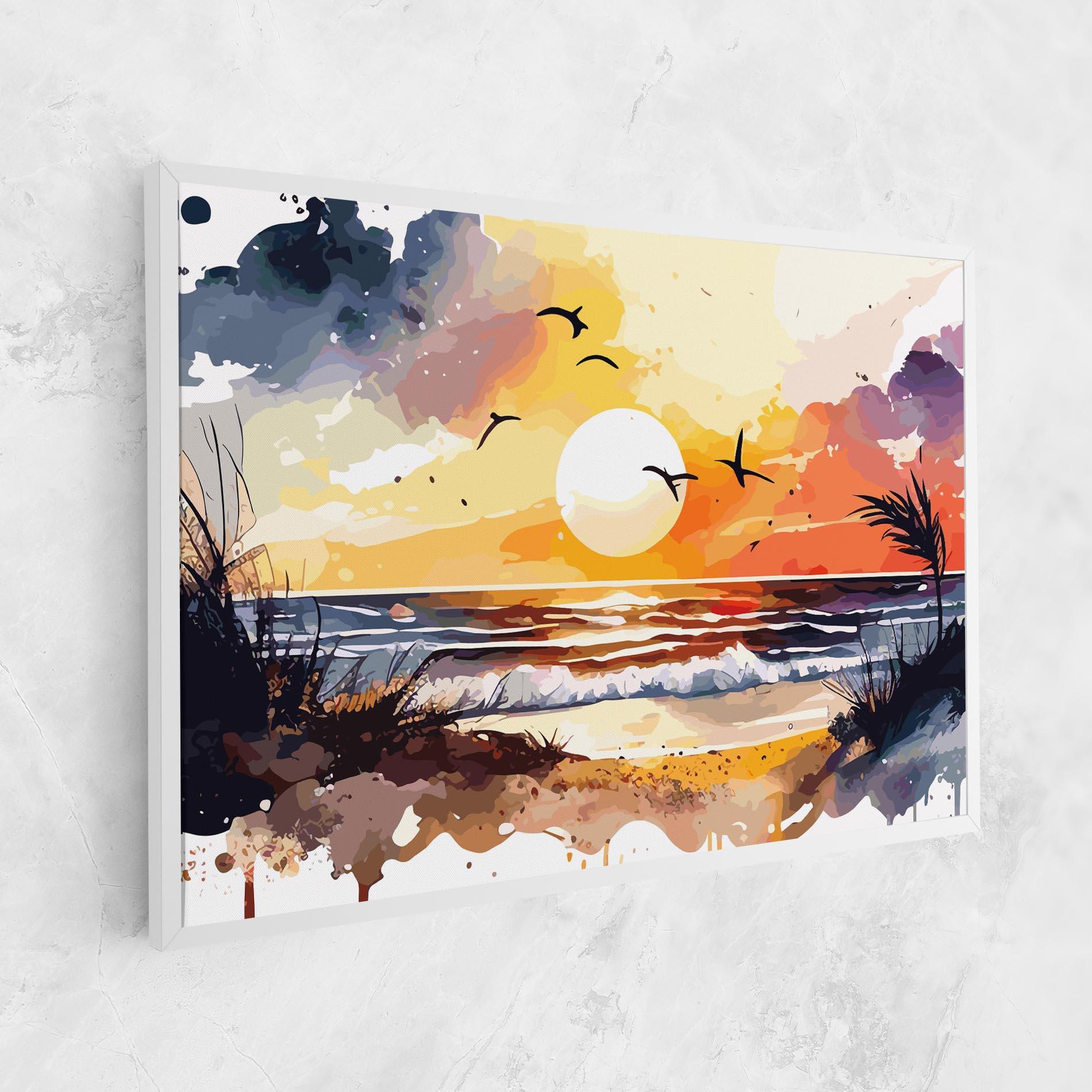 Картина на платно Sunset Art View mockup 1
