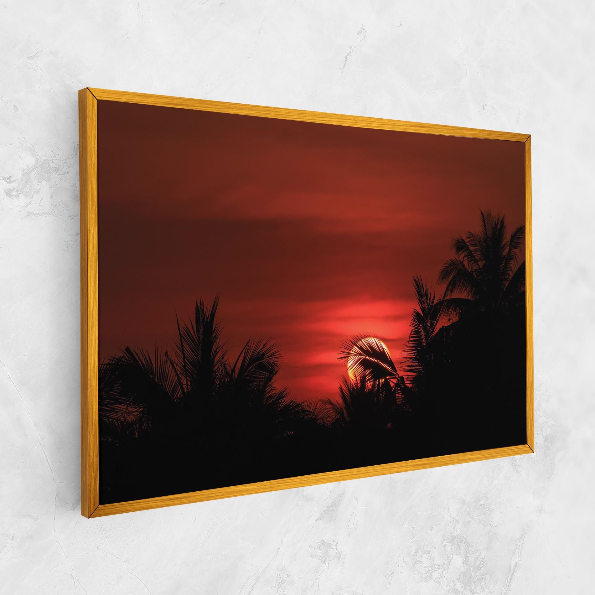 Coconuts Tree Sunset mockup 1