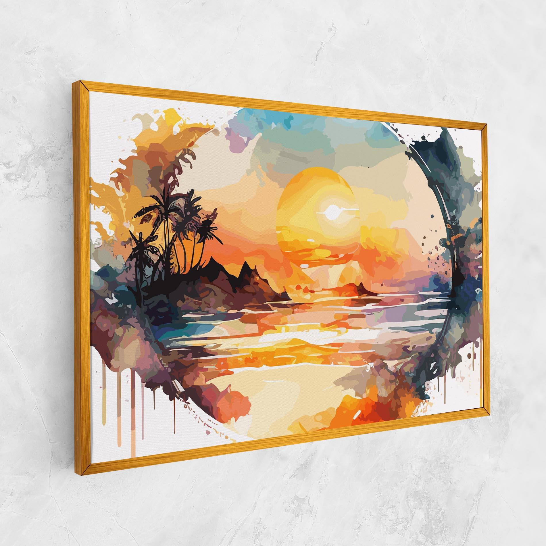 Картина на платно Sunrise Art mockup 1
