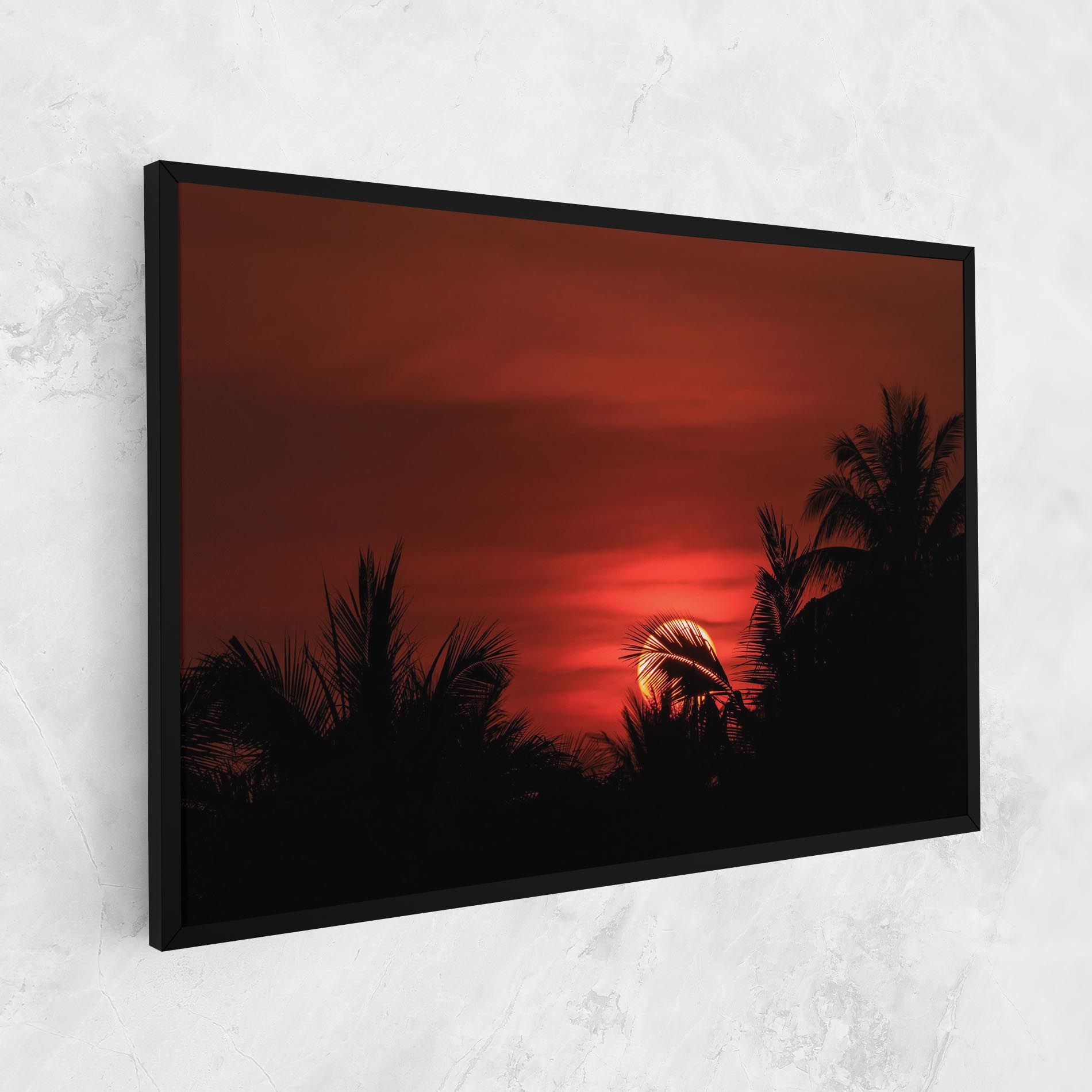 Coconuts Tree Sunset mockup 1