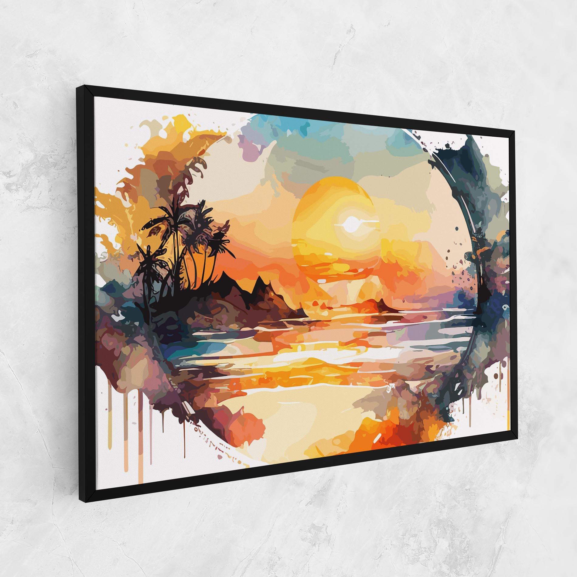 Картина на платно Sunrise Art mockup 1