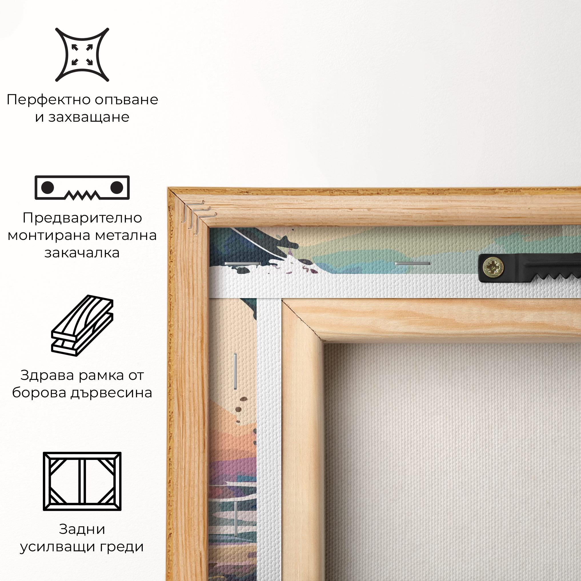 Картина на платно Sunrise Art mockup 5