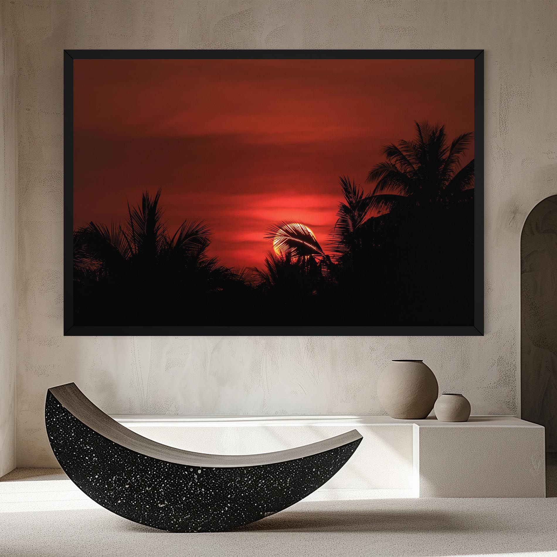 Coconuts Tree Sunset mockup 8