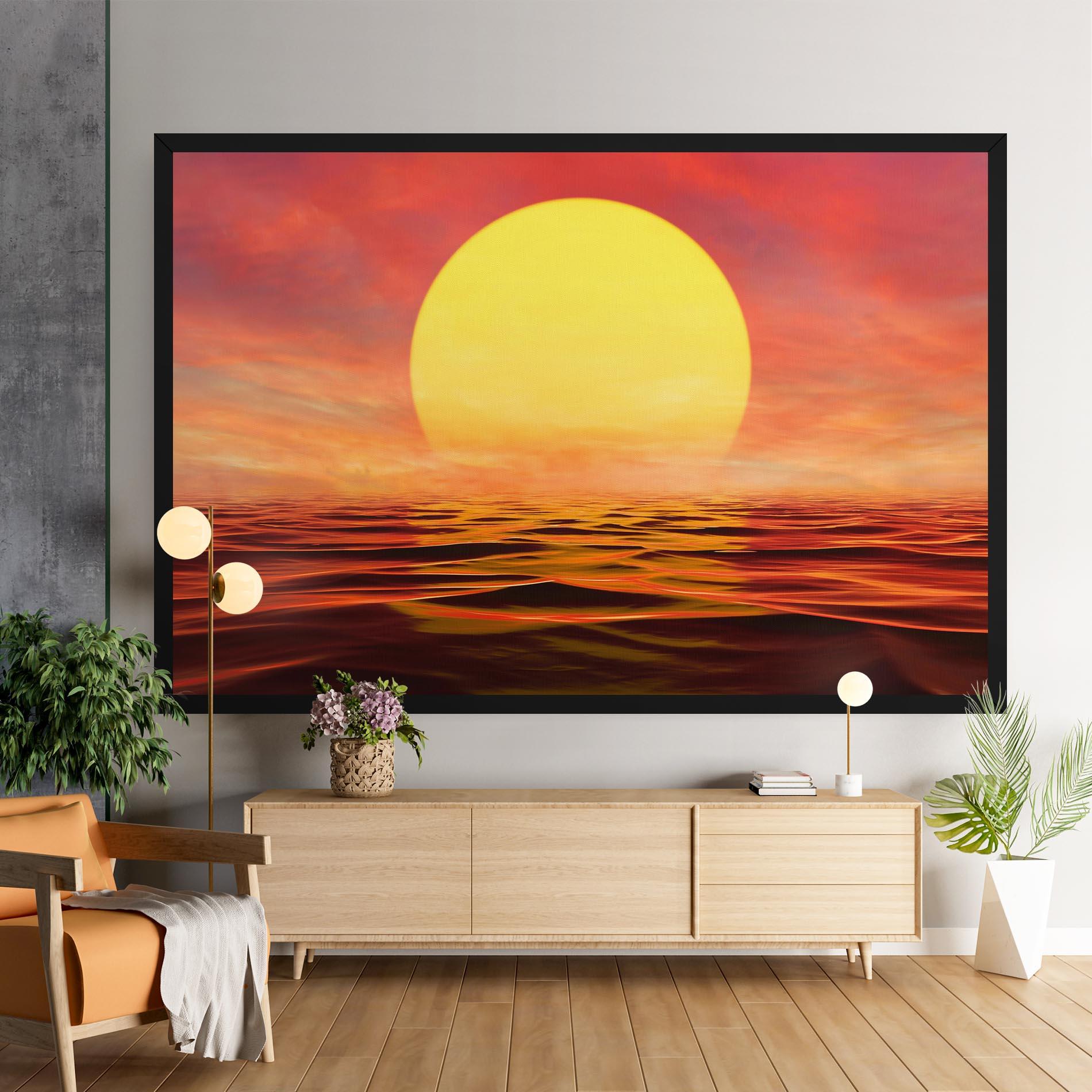 Картина на платно Clouds Reflection Sky mockup 9