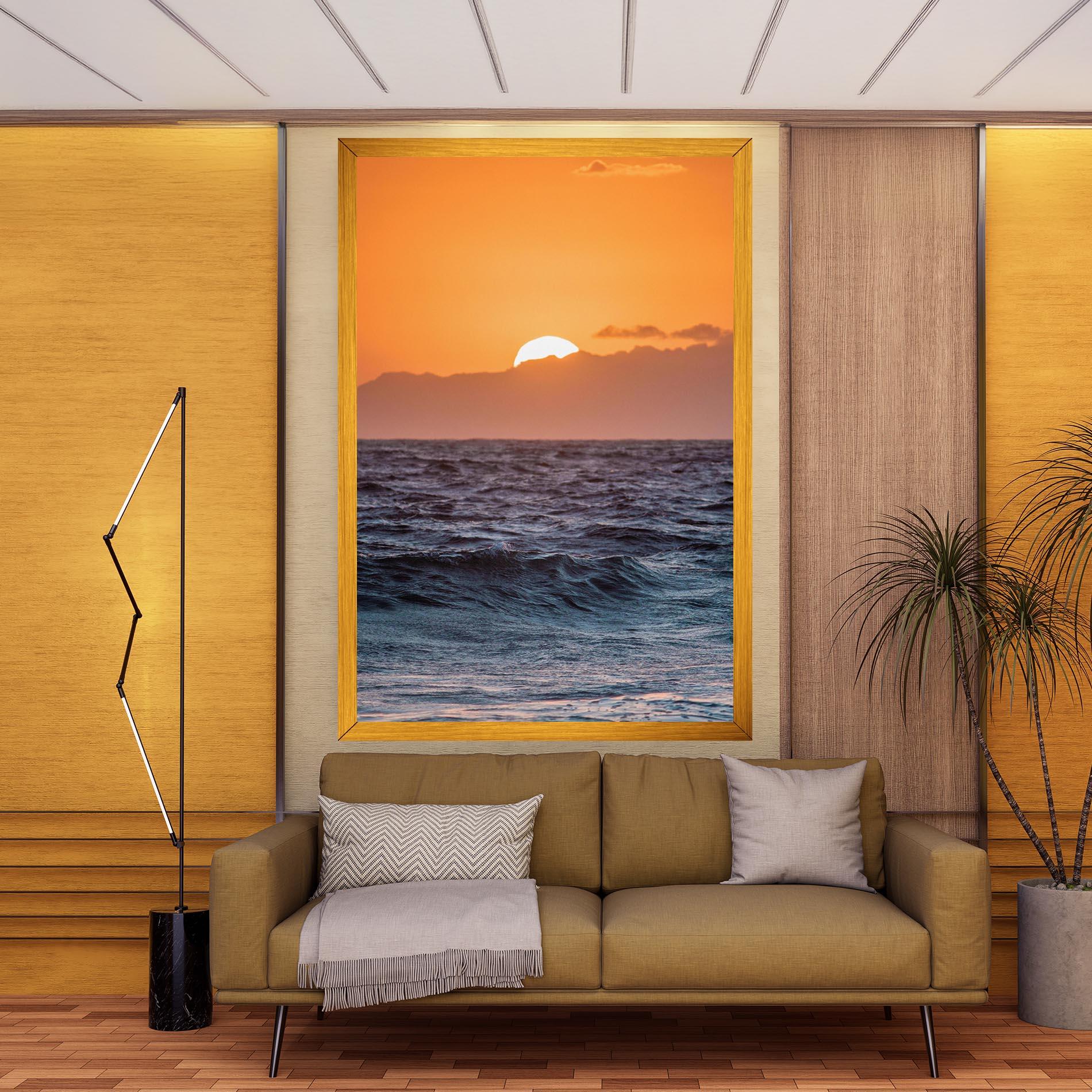 Картина на платно Morning Waves mockup 9