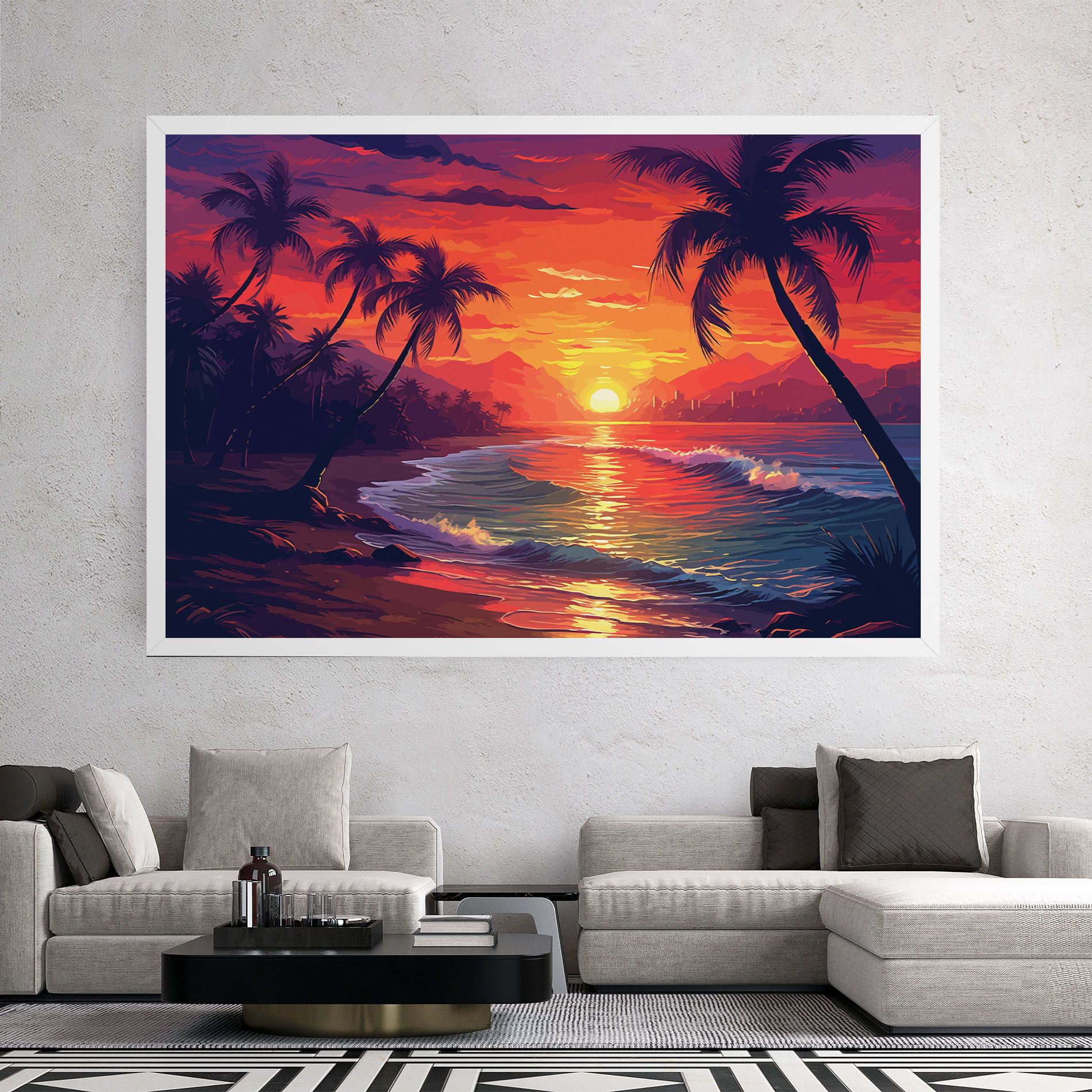 Purple Orange Sunlight mockup 2