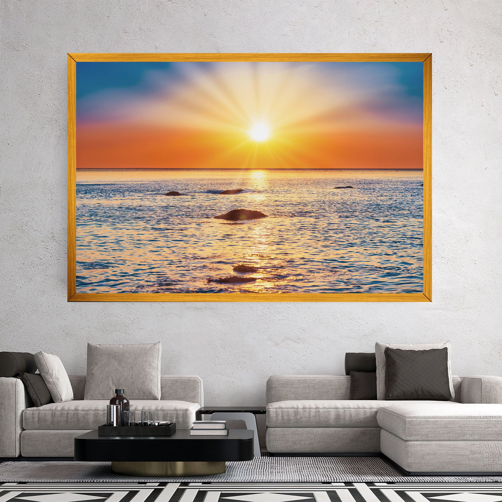 Sunset Beach Rocks mockup 2