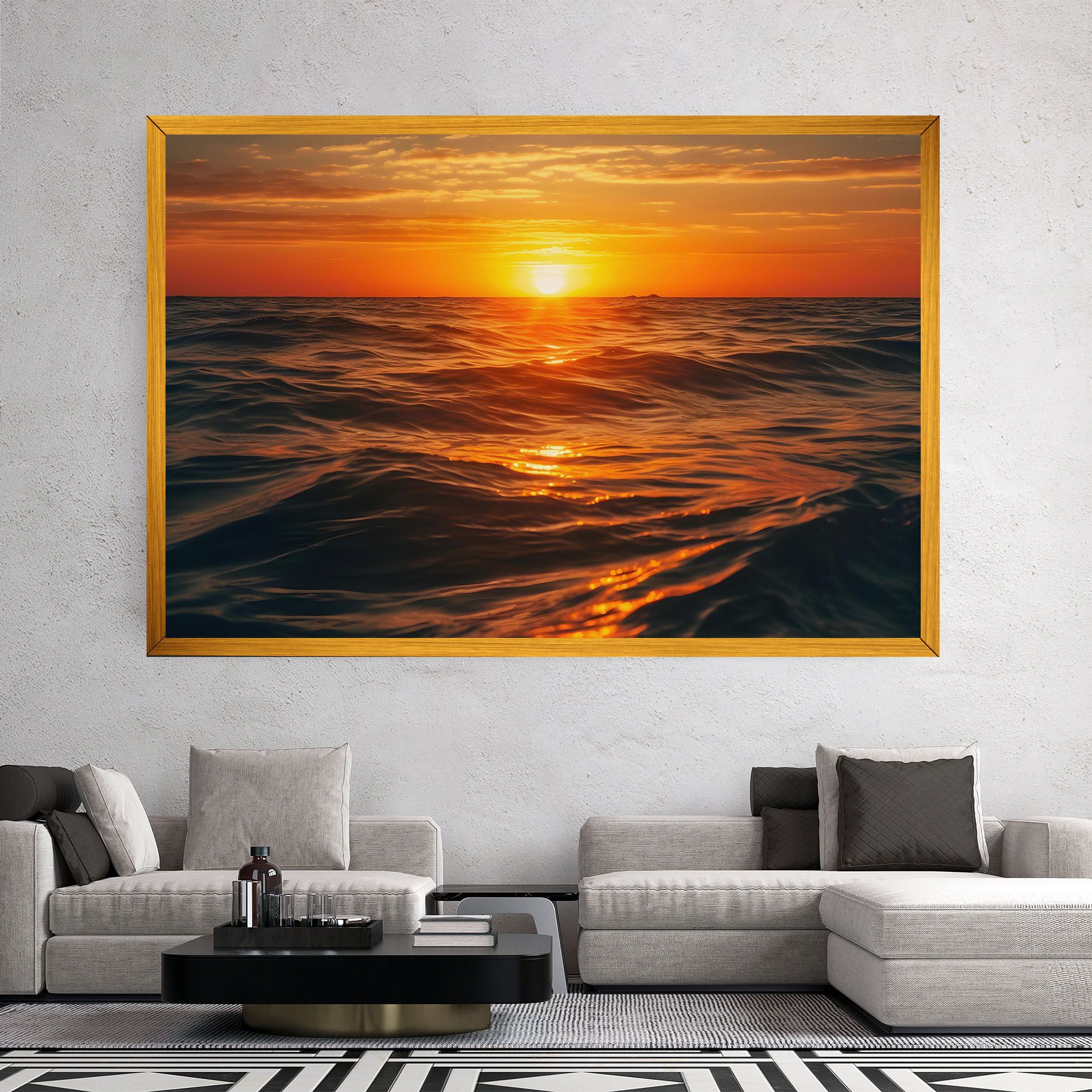 Waves During Sunset mockup 2