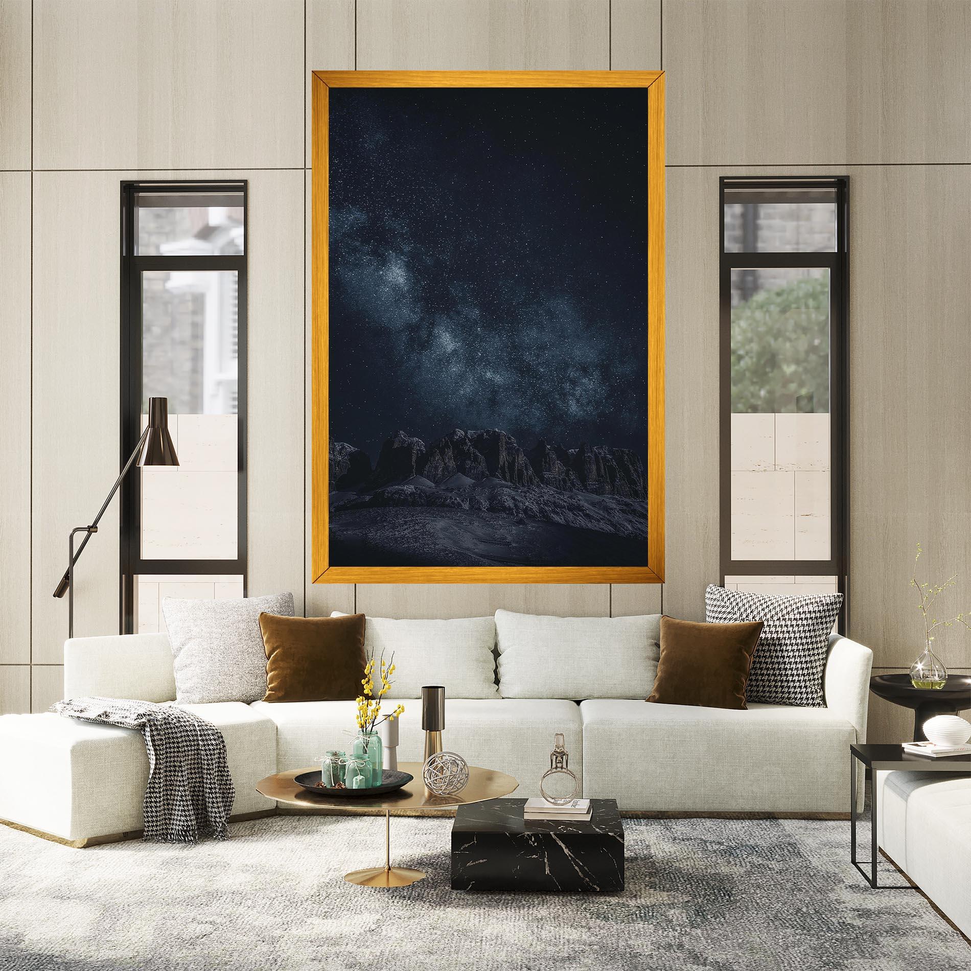 Картина на платно Galactic Sky mockup 2