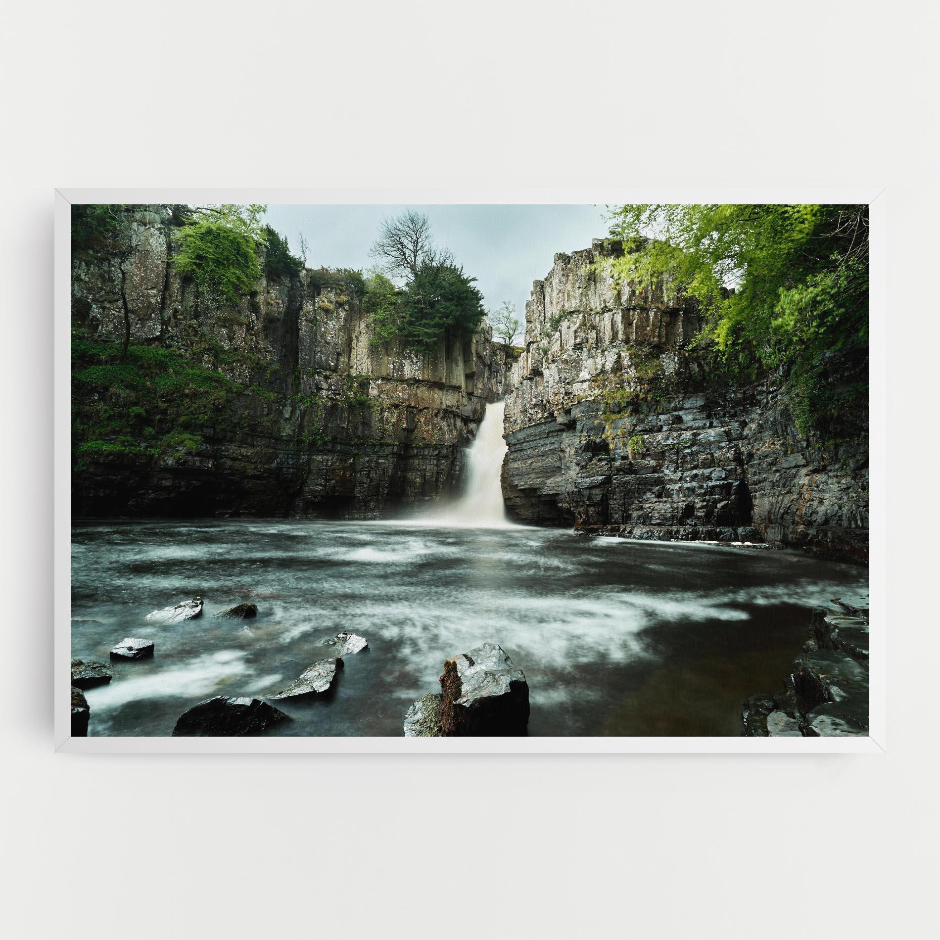 Картина на платно Beautiful Water Falling mockup 0