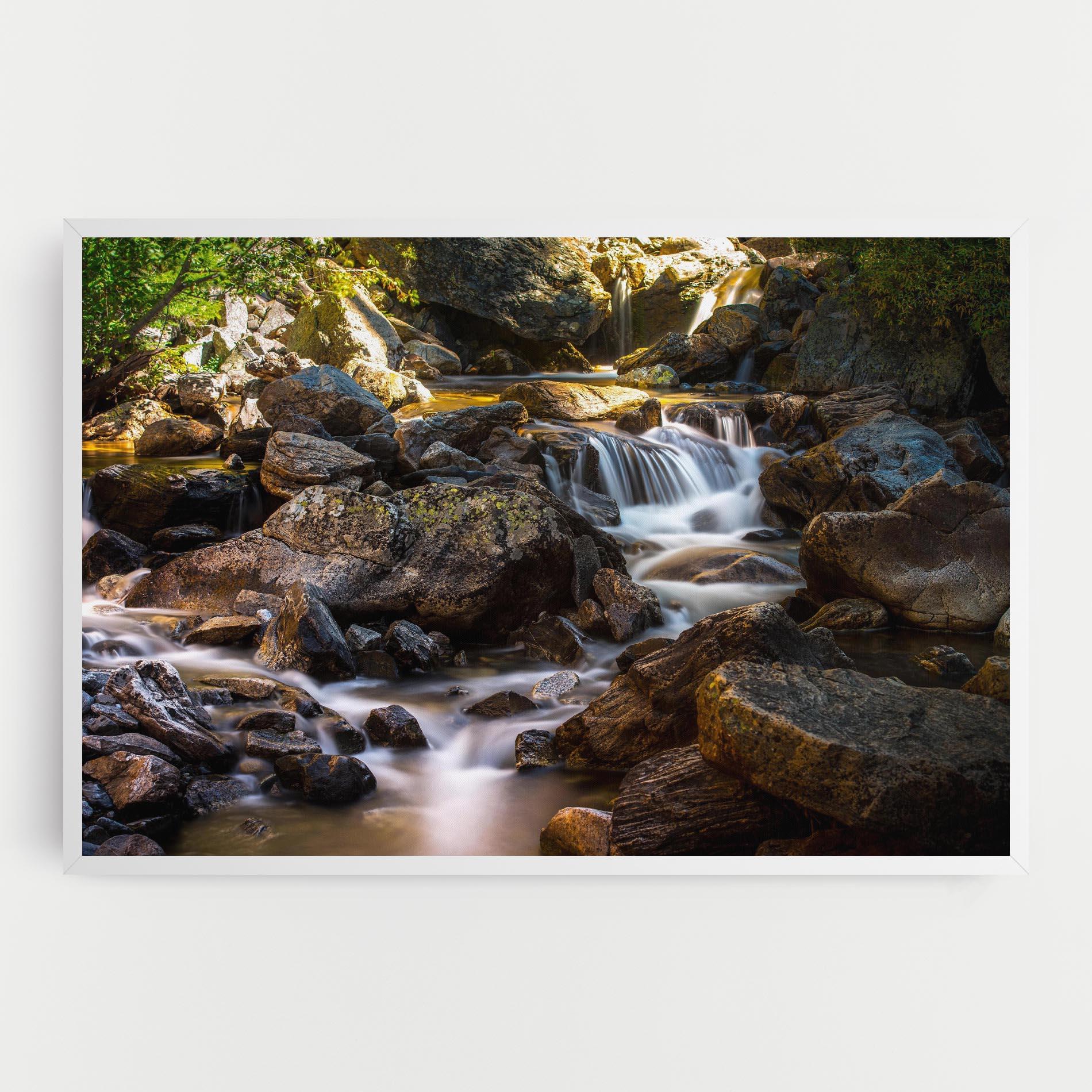 Картина на платно Nature Rocks Waterfall mockup 0