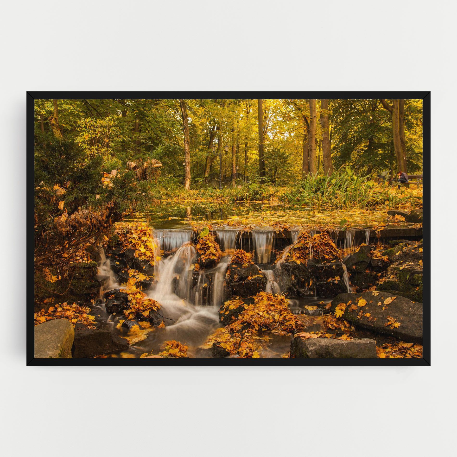 Autumn Pretty Waterfall mockup 0