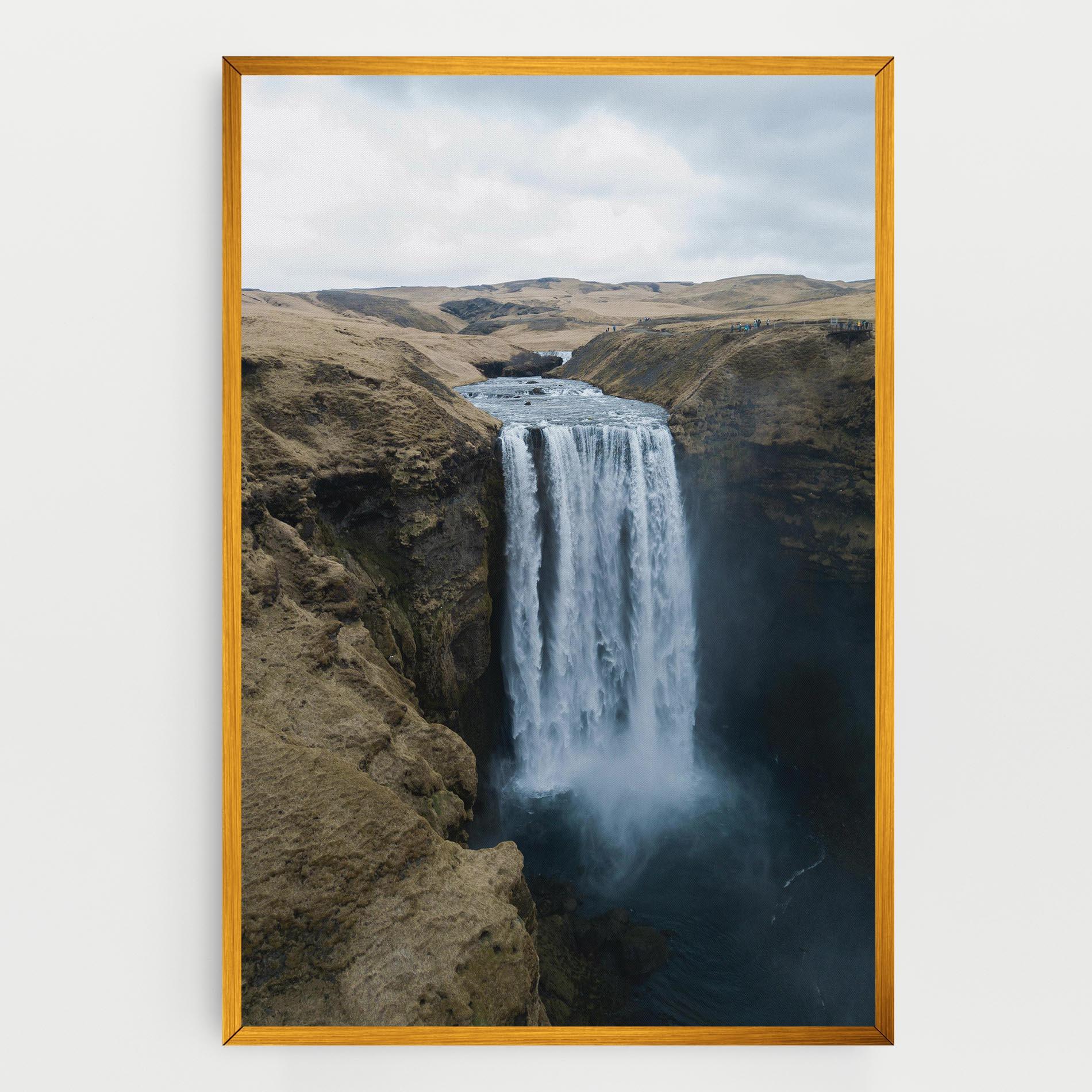 Картина на платно Desert Vibe Waterfall mockup 0