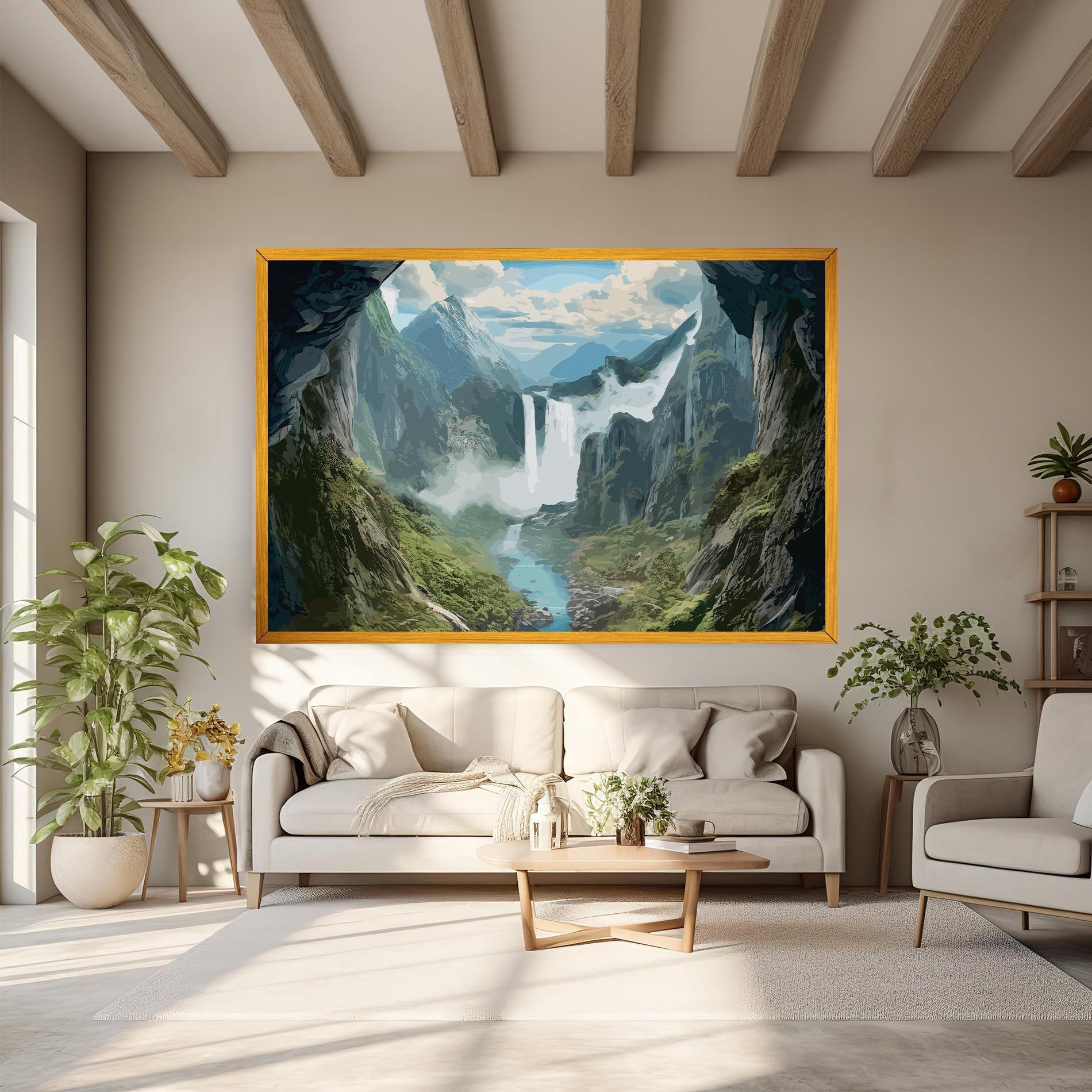 Amazing Waterfall mockup 6