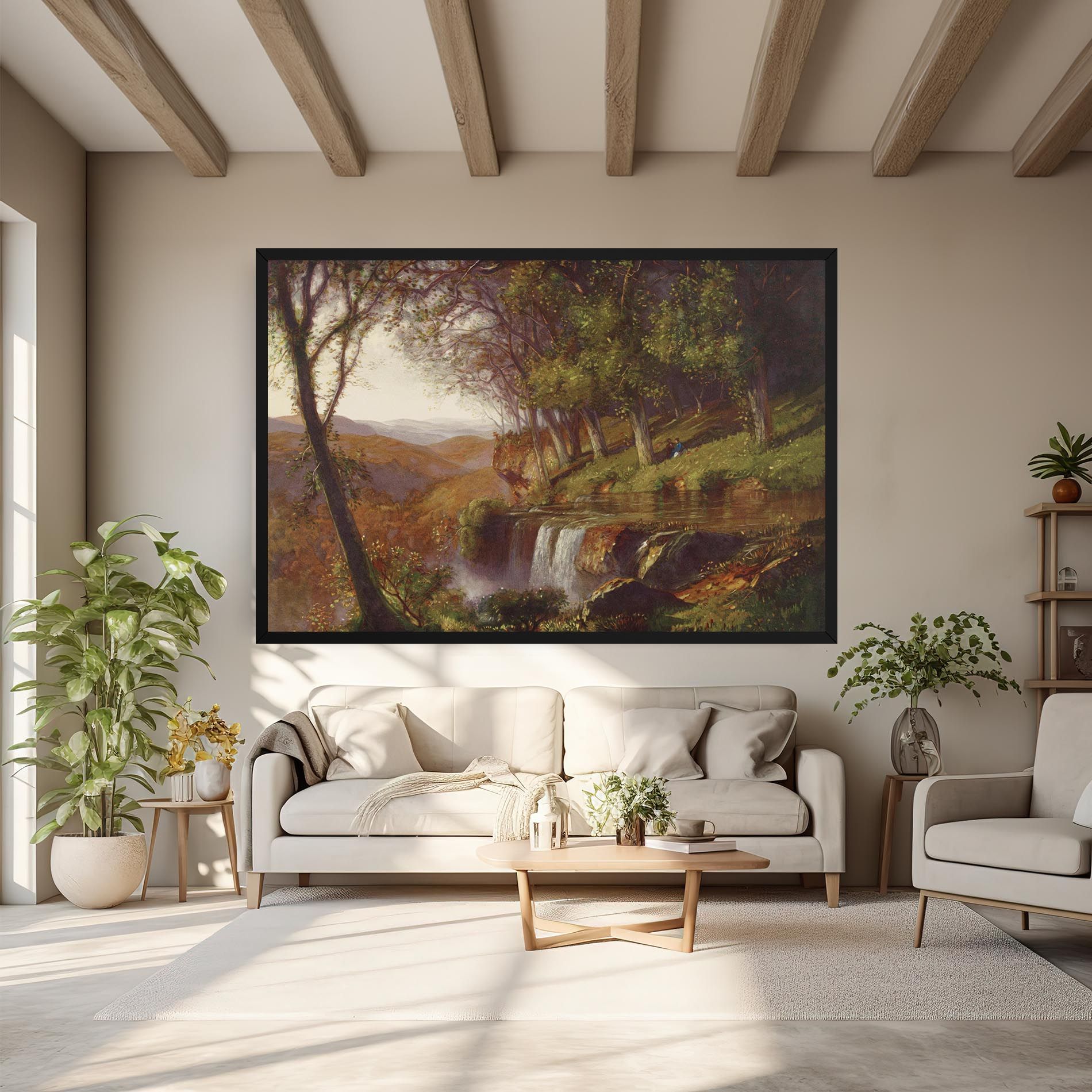 Waterfall Painting mockup 6