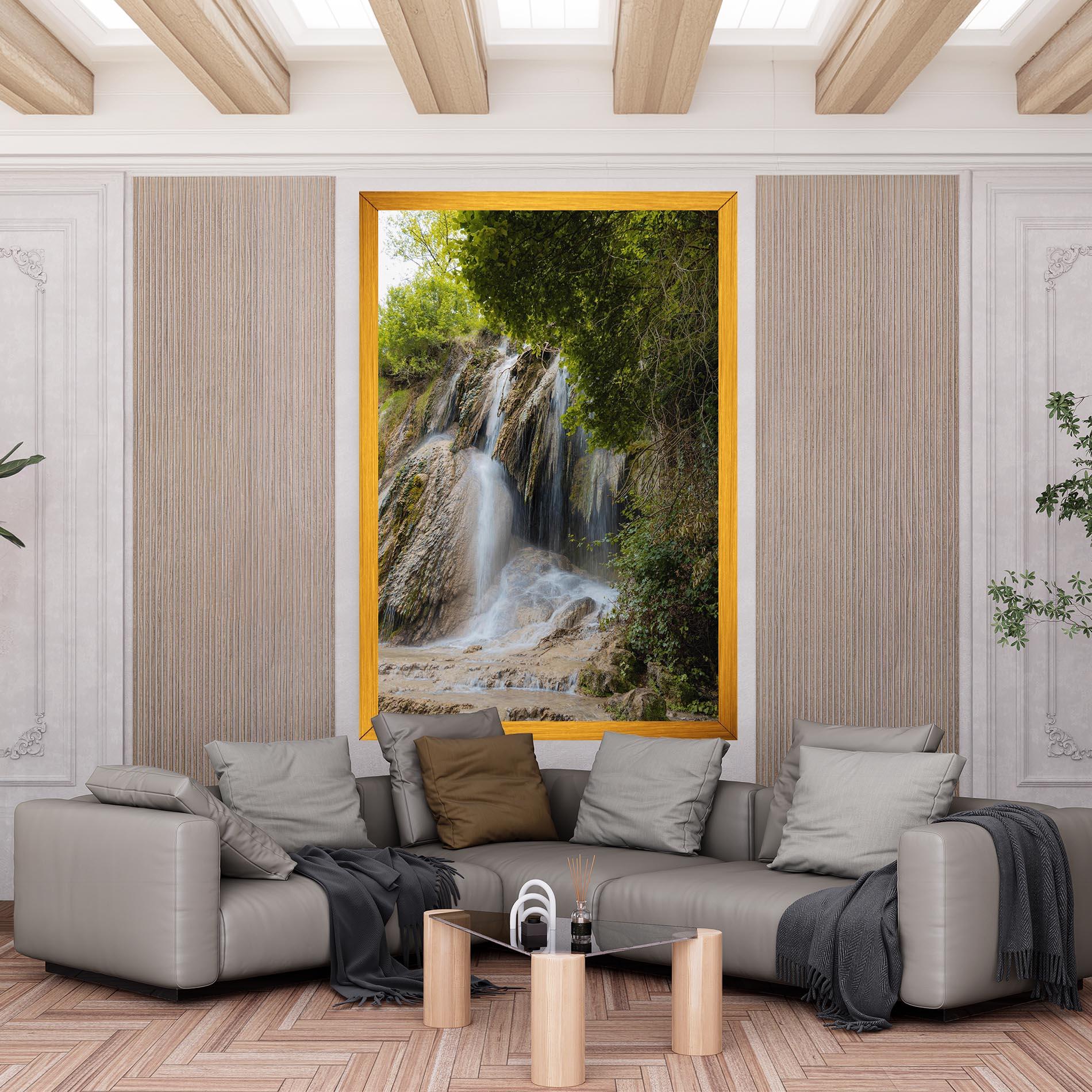 Картина на платно Forest Waterfall View mockup 6