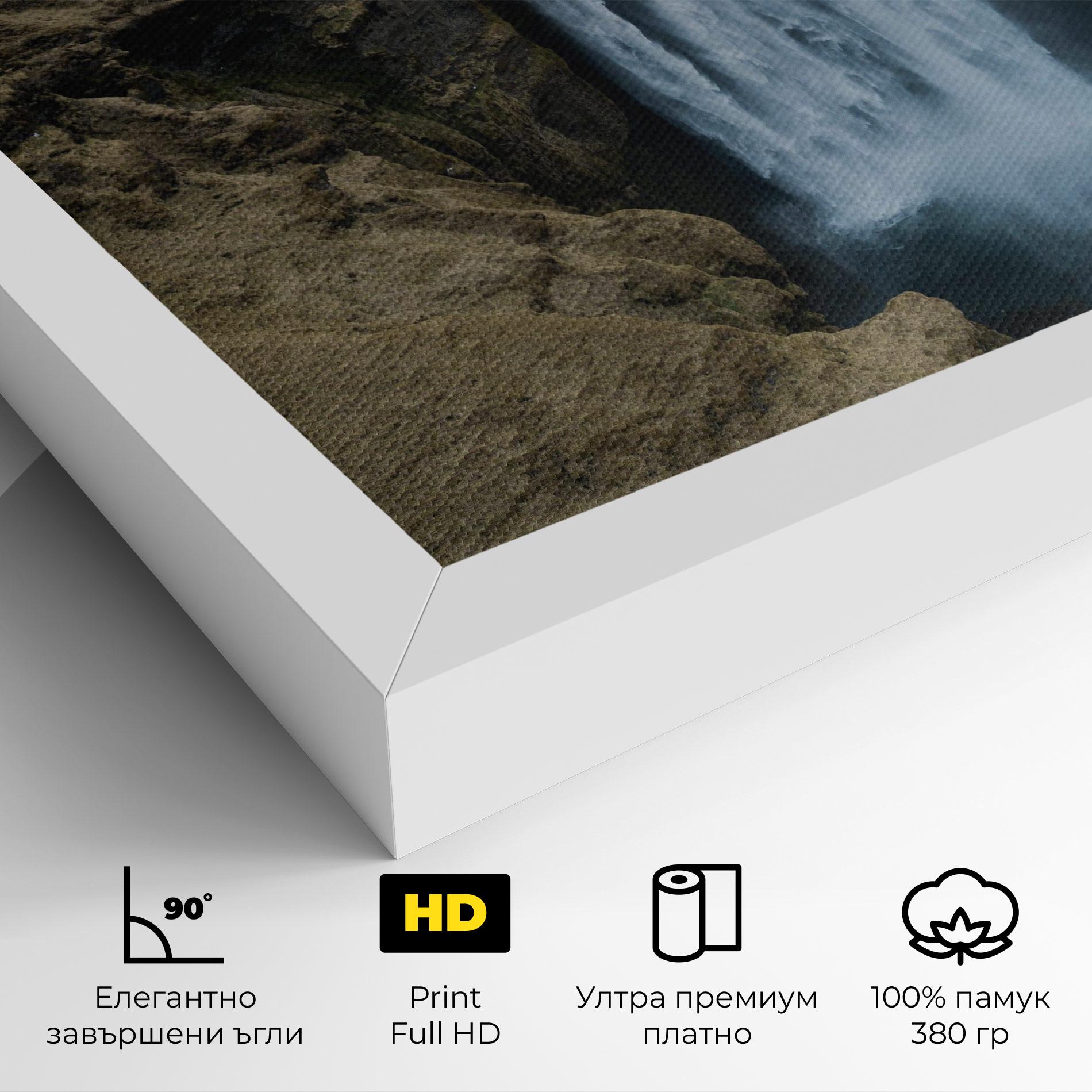 Картина на платно Desert Vibe Waterfall mockup 4