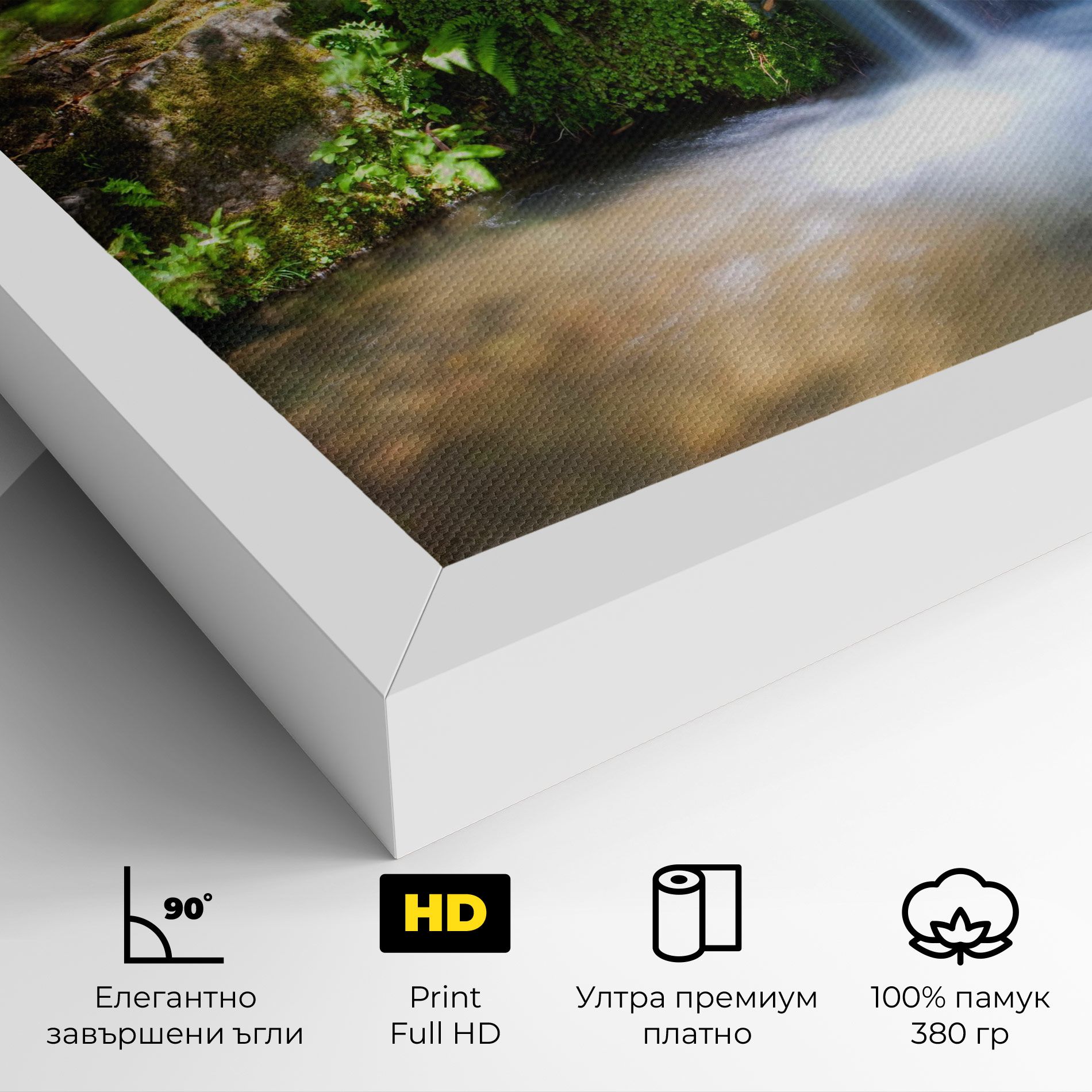 Jungle View Waterfall mockup 4