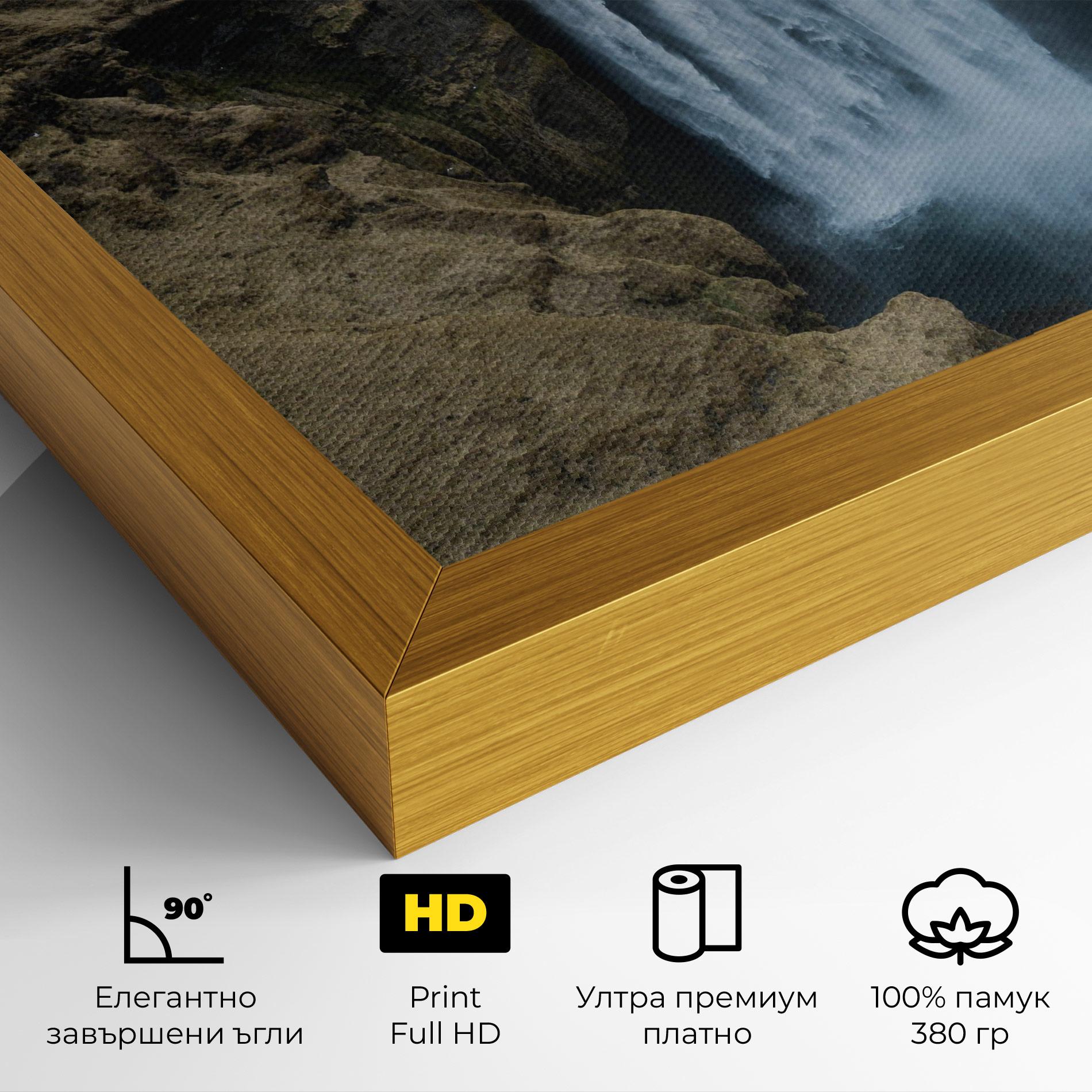 Картина на платно Desert Vibe Waterfall mockup 4